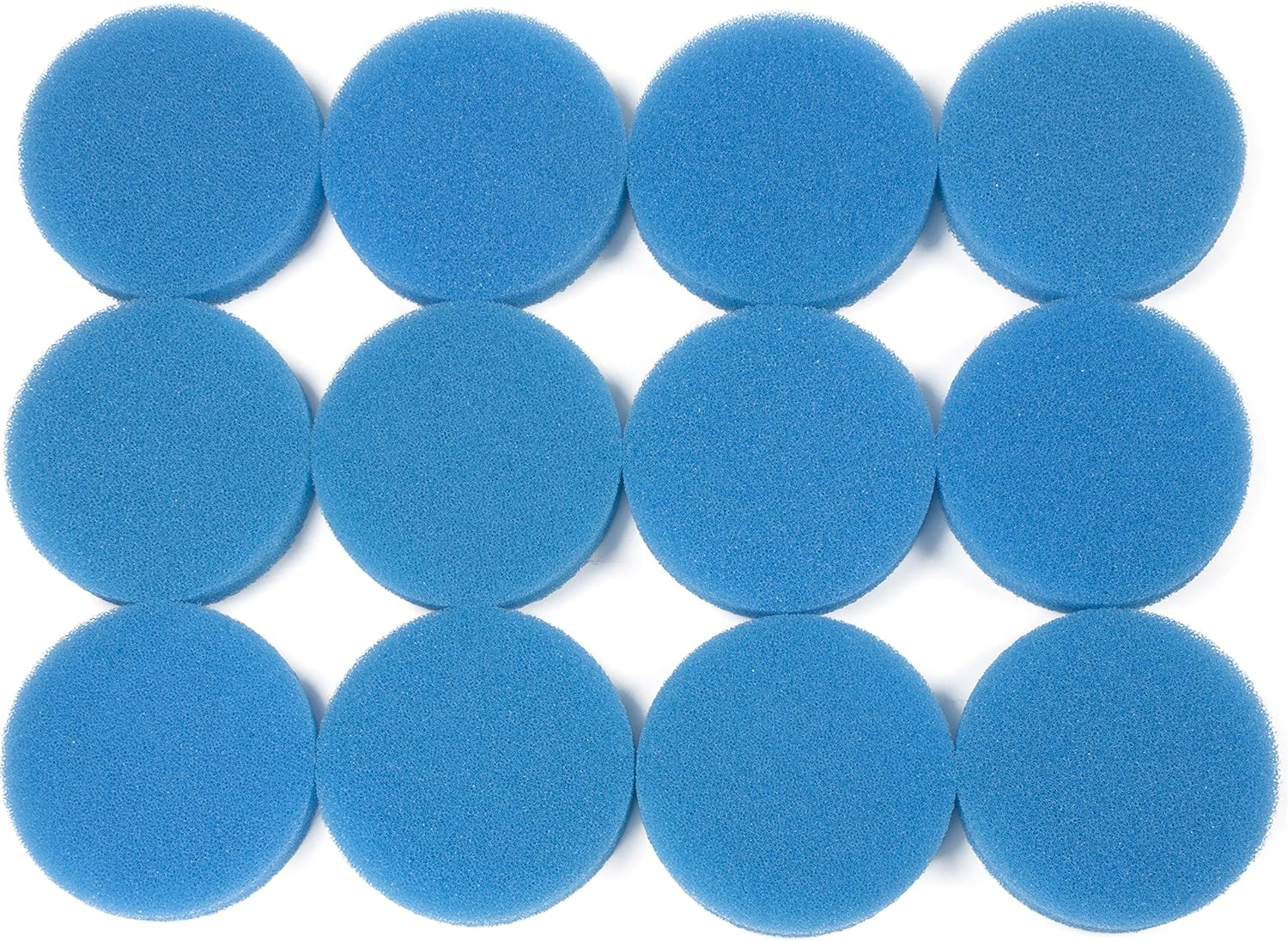 LTWHOME Blue Coarse Foam Media Filter Pads Suitable for Eheim Classic 2213/250 2616131(Pack of 12) image number 2