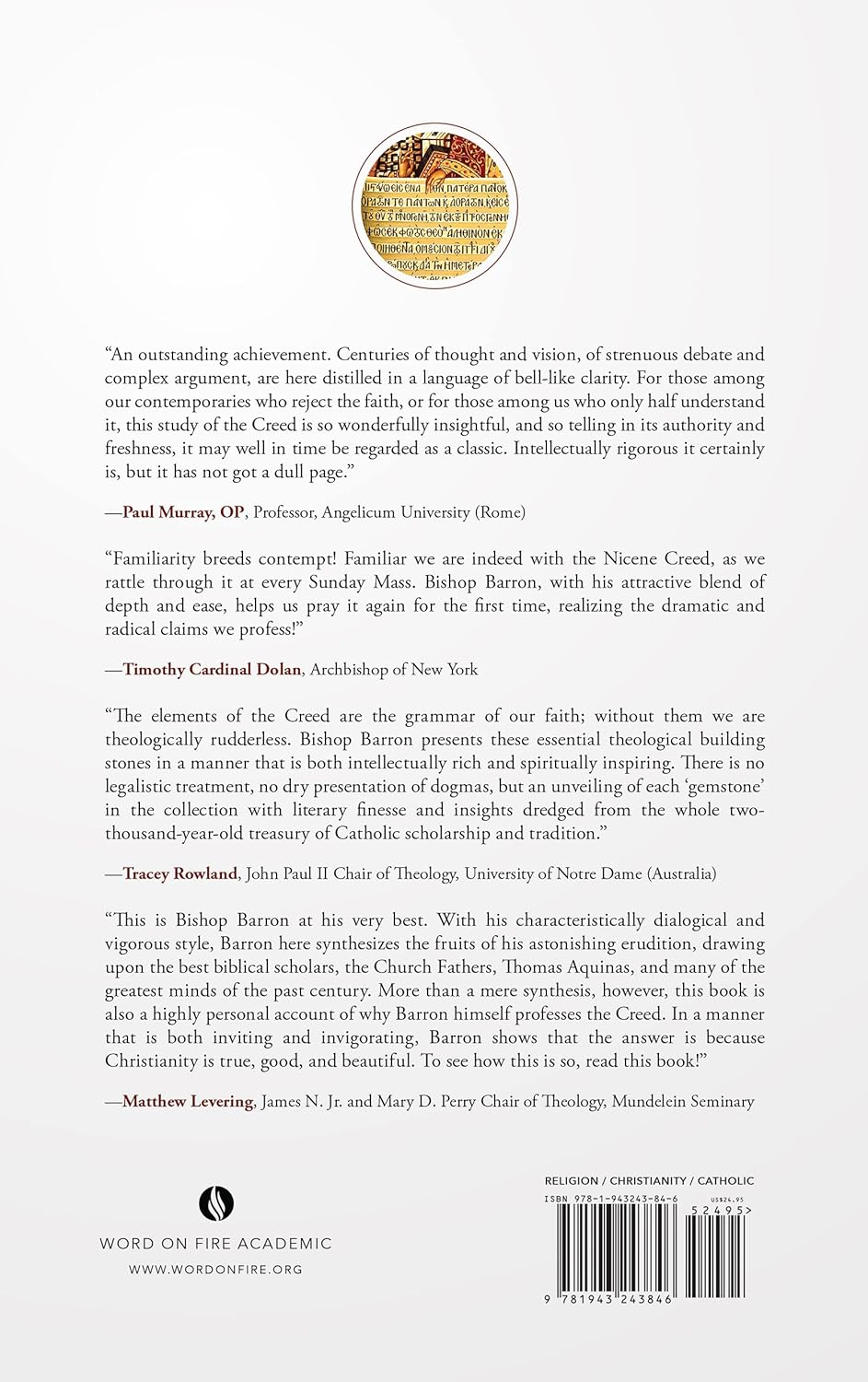 Light from Light: a Theological Reflection on the Nicene Creed