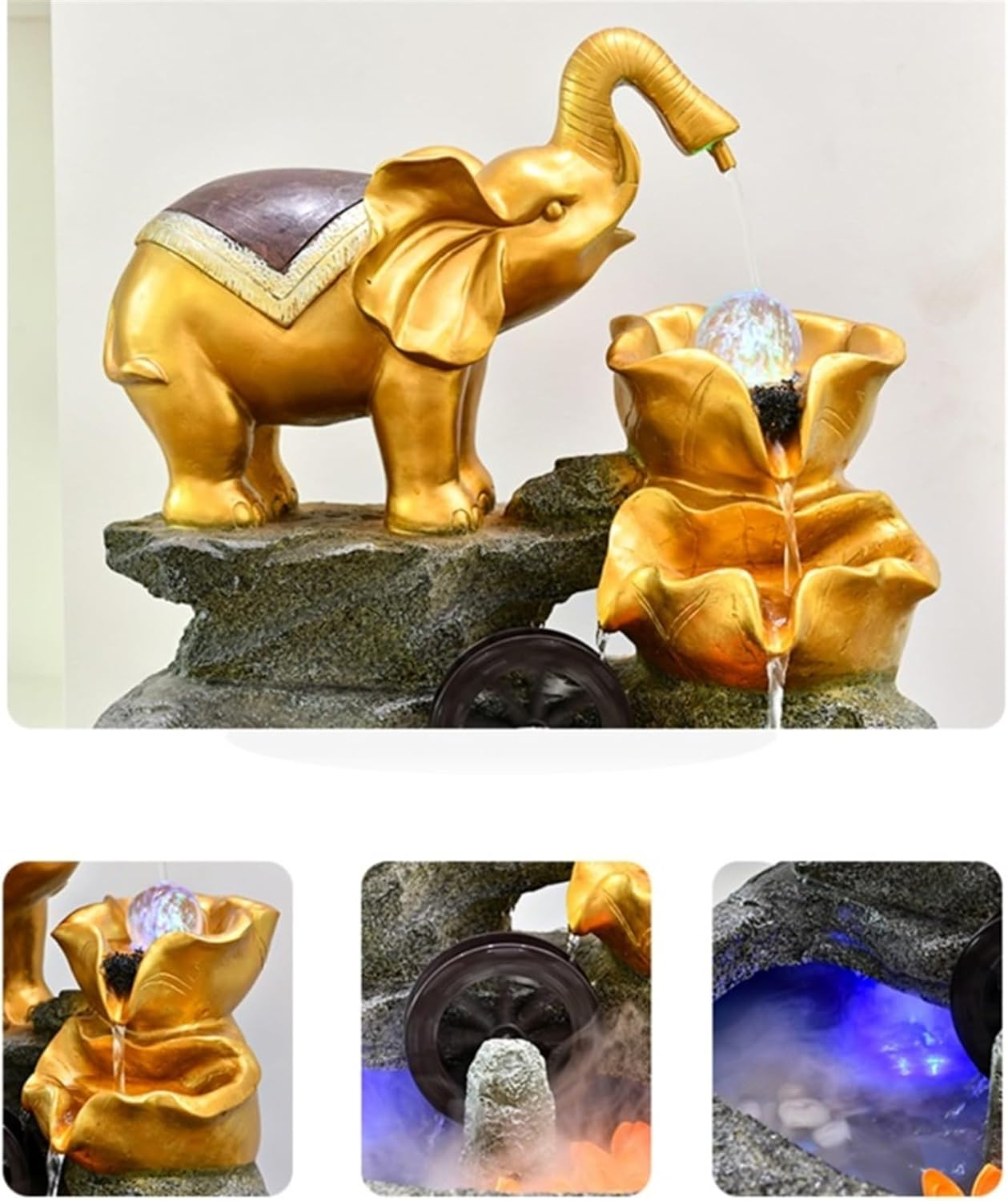 Outdoor Fountain Chinese Water Fountain Decoration, Living Room Courtyard Floor Circulating