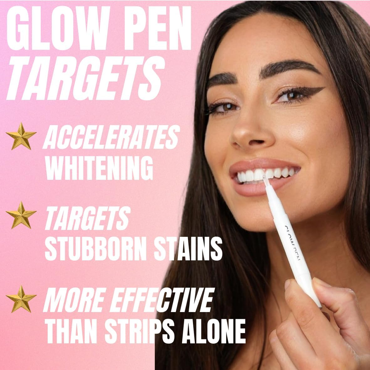 GLOW STRIPS&trade; 14 Express Teeth Whitening Strips + 2Ml Glow Pen + Restore+ Nano-Hydroxyapatite Toothpaste &ndash; Enamel-Safe, Fast Teeth Whitening Kit with Post-Whitening Care image number 6