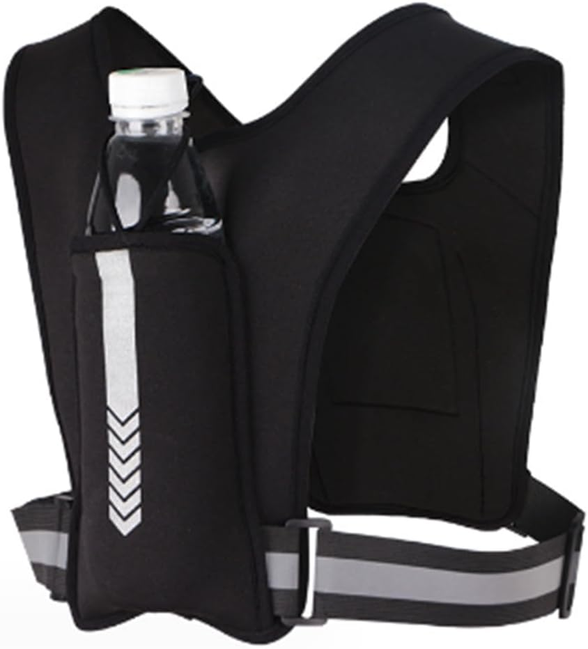 Loopunk Running Vest, Reflective Vest, Sports Chest Bag for Men, Water Resistant Chest Pack, Running Pack for Workout Gear with Key Pouch for Workout, Running and Cycling. image number 1