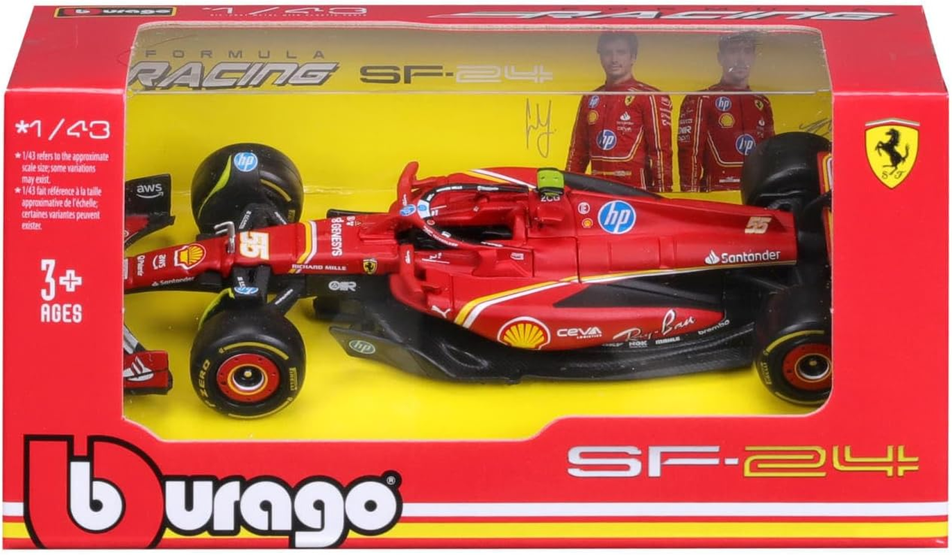 Bburago 1:43 SFR Ferrari SF-24 W/Helmet (2024) image number 2