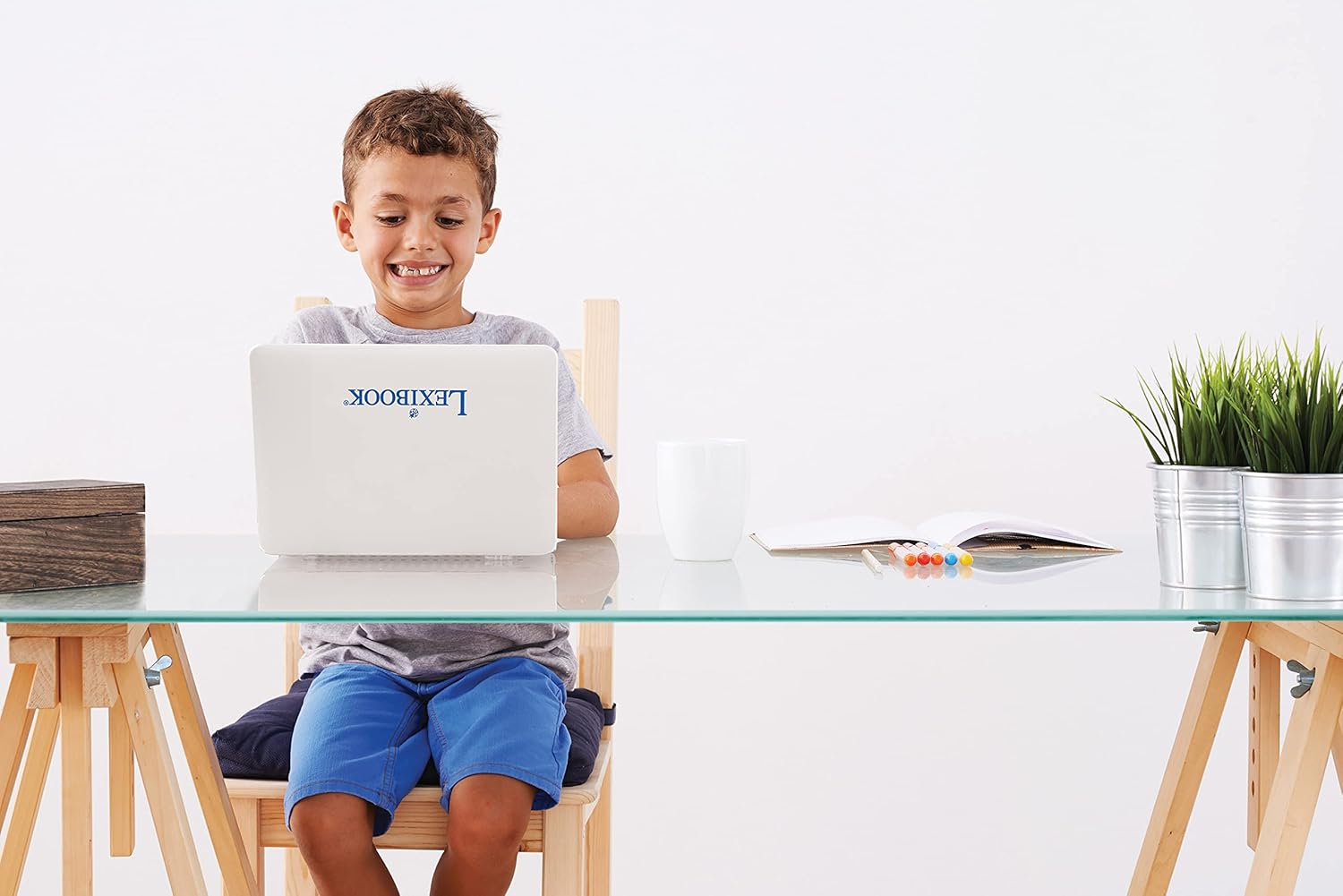 Lexibook - Educational and Bilingual Laptop Spanish/English - Toy for Children with 124 Activities to Learn Mathematics, Dactylography, Logic, Clock Reading, Play Games and Music - Jc598I2 image number 5