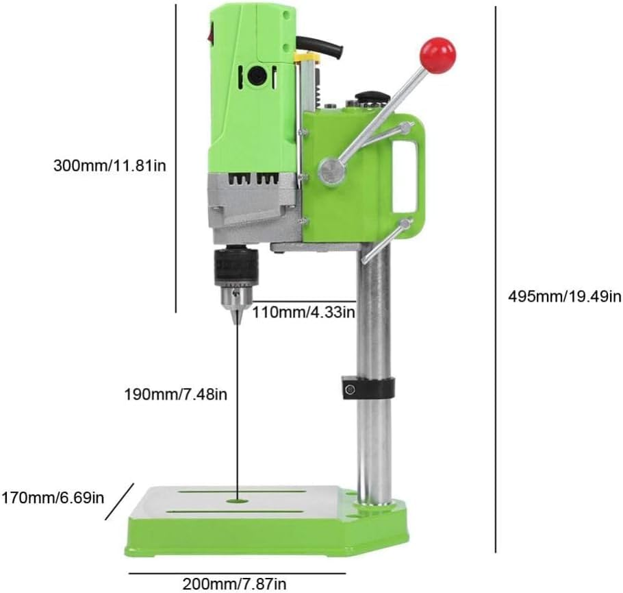 AOOK Drill Stand, 220V 710W, Variable Speed, Bench Drill Press image number 4