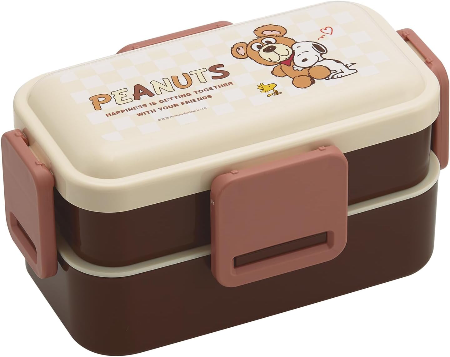 Skater PFLW4-A Lunch Box, 2-Tier 20.3 Fl Oz (600 Ml), Made in Japan