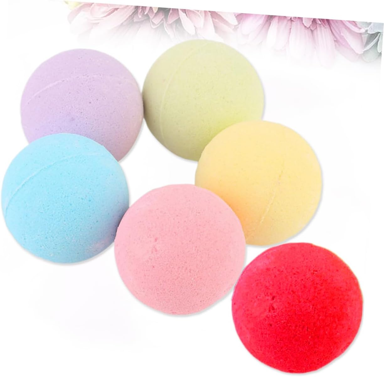 OHPHCALL Organic Bath Salt Ball Set 6Pcs 2.1Oz Stress Relief for Women Handmade Essential Oils for Spa and Relaxation image number 5