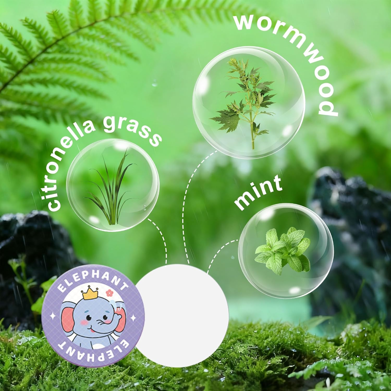 270 Pcs Mosquito Repellent Patches and 10 Pcs Bands Set - Natural Mozzie Patches Stickers and Wristbands for Outdoor Camping, Fishing, Gardening - Family Safe Protection for Kids and Adults image number 3