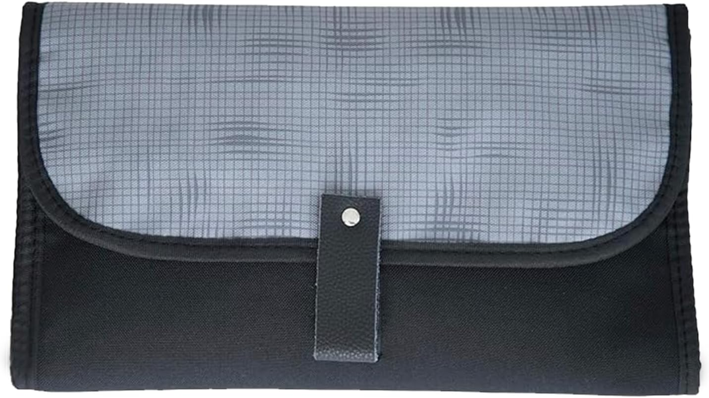 Portable Nappy Changing Mat - Change Pad for Newborn Girl & Boy &ndash; 90Cm X 32Cm (Unfolded) W/Pocket &ndash; Waterproof Travel Changing Kit and Clutch - Baby Gift by Zoe Sage