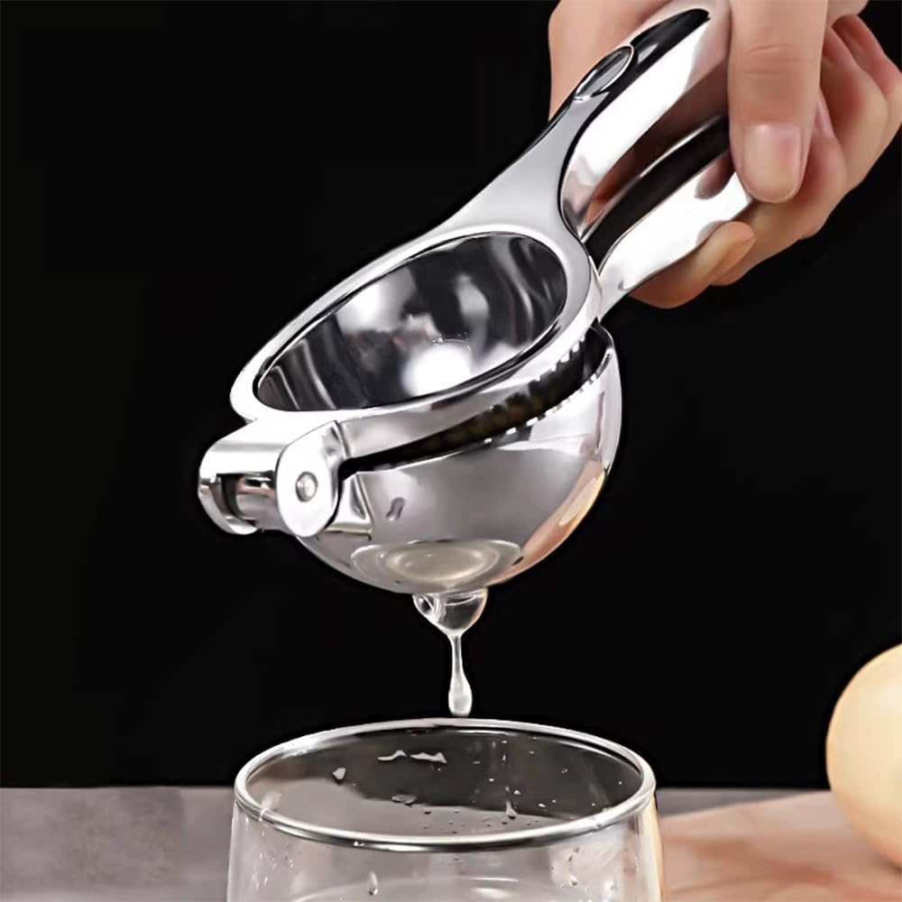 Lemon Squeezer Juicer- Stainless Steel Handheld Lime Juicers - Anti-Rust and Durable, Easy to Extract All Lemon/Citrus Juice, Suitable for Home, Bar, Etc image number 3