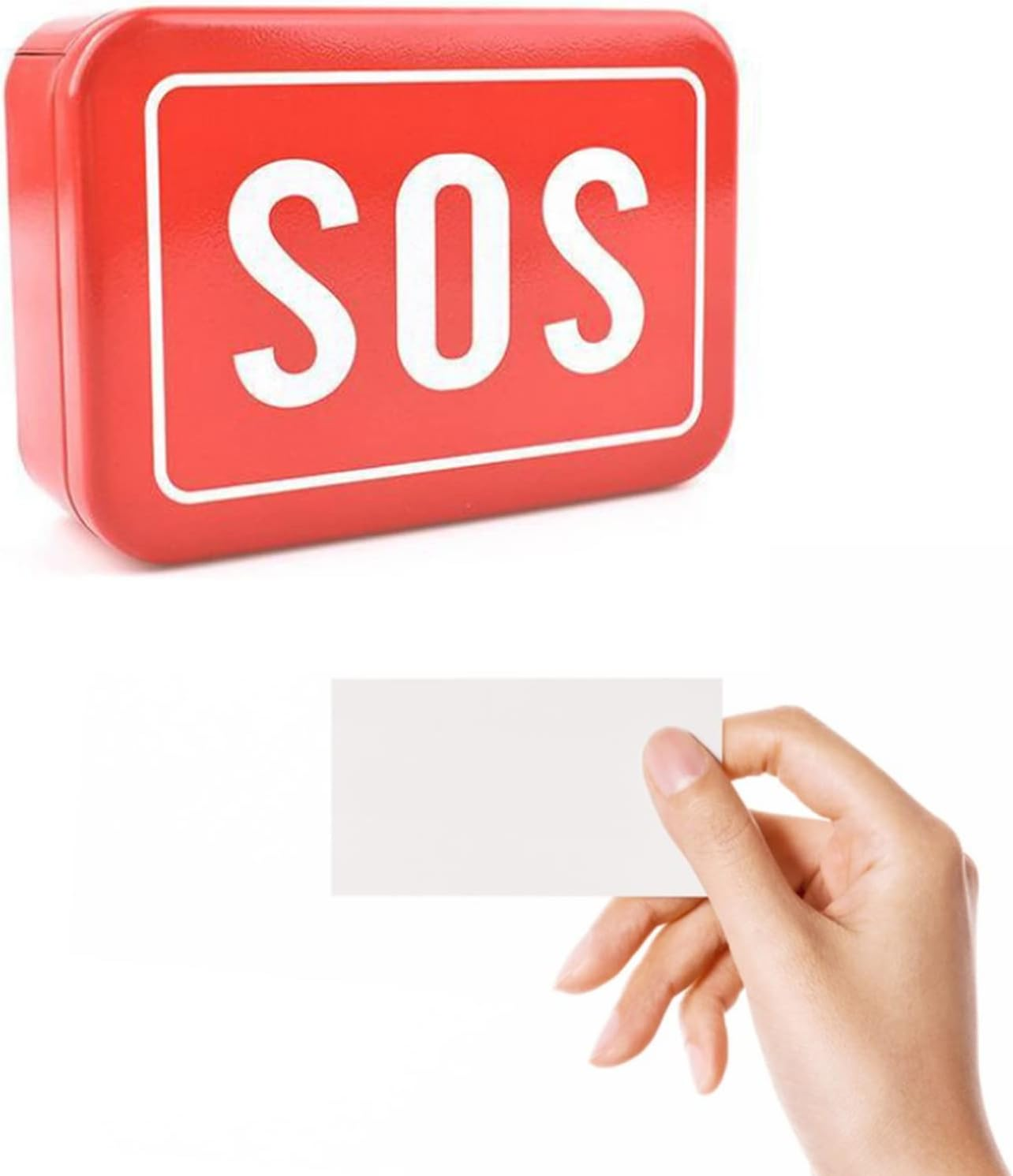 Kit Tins, Empty Rectangular Metal Storage Organizer Tins, Metal Tin Box, Home Organizer Holders for First Aid Kit, Herbs Pills Crafts image number 5