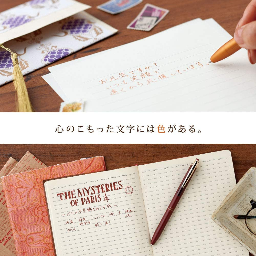 Zebra Gel Ballpoint Pen, Sarasa Grand 0.5Mm Vintage Color, Camel Yellow (P-JJ56-VCY) image number 2