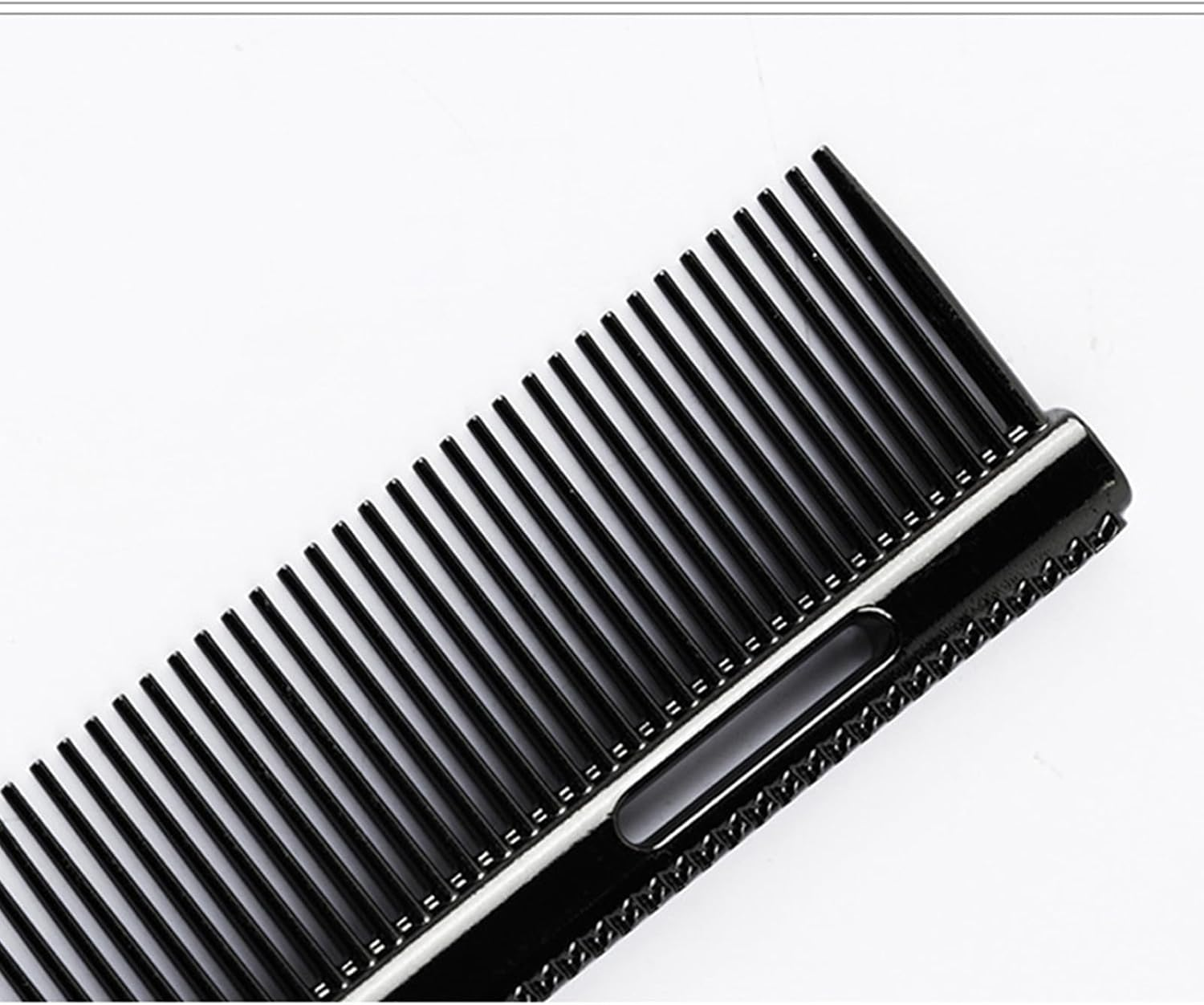 Tail Comb - Metal Parting Tooth Tail Hair Brush,Ergonomic Detangling Styling Comb for Daughter Wife Girlfriend - Black image number 5