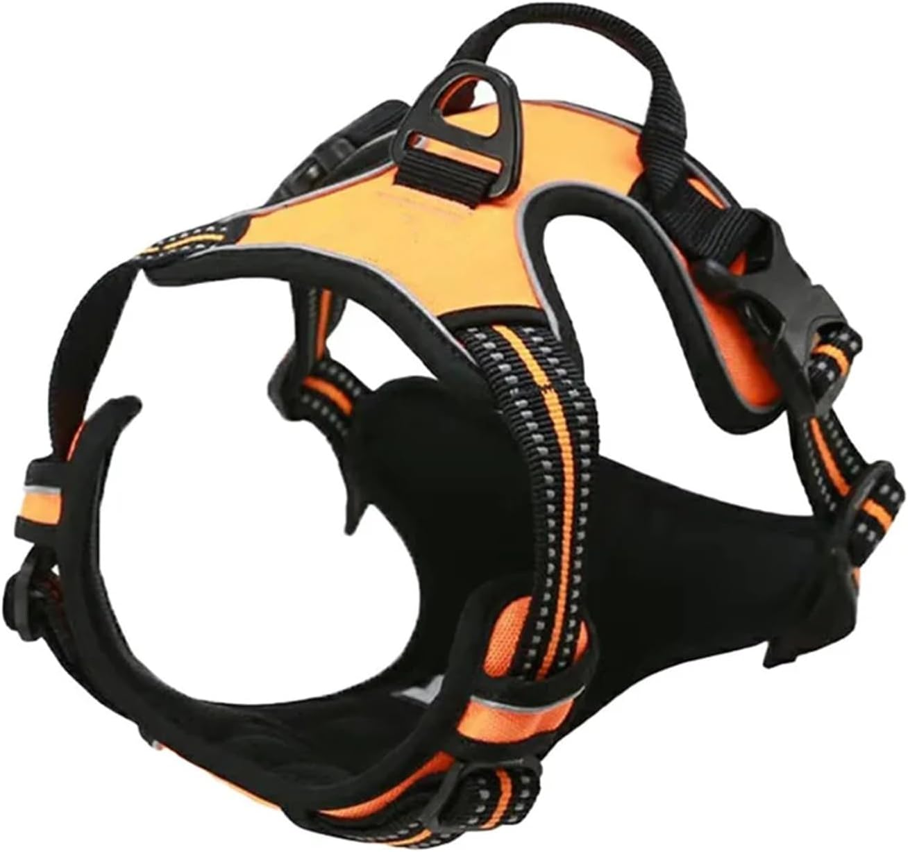 KANGYEBAIHUODIAN Pet Dog Harness Reflective Adjustable Breathable Vest Chest Strap Fit for Small Medium Large Dogs Cat Puppy Collar Dog Accessoires (Color : Blue, Size : S)