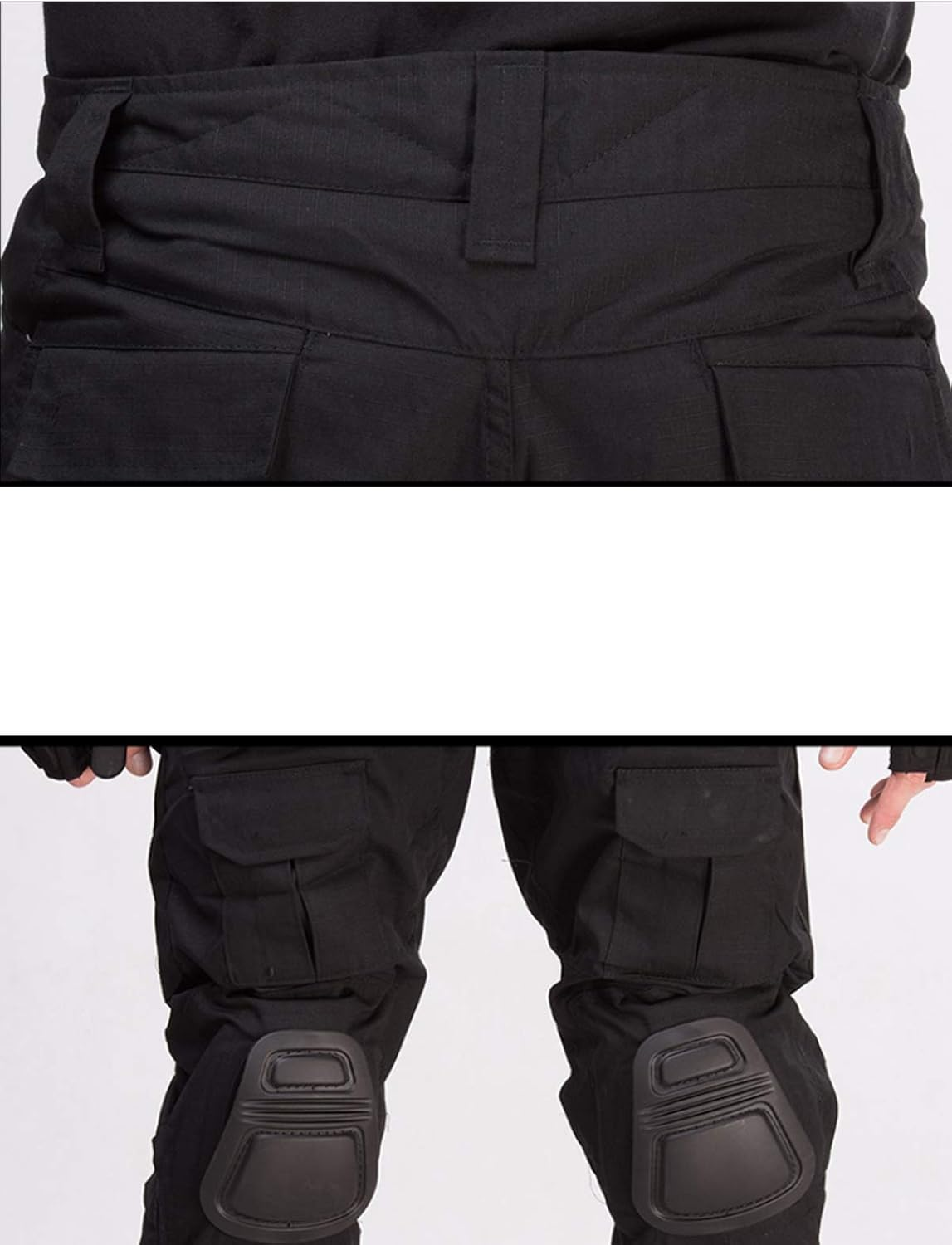 HARGLESMAN Men'S Tactical Military Pants Amry Uniforms Combat Trousers and with Knee Pads image number 4