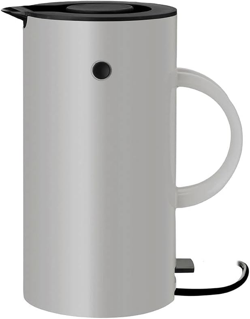 Stelton EM77 Electric Cooker, Kettle, Teapot, Quick Boiling, Low Energy Consumption, Removable Limescale Filter, Safety Switch, 1.5 Litres, Steel, EU Plug