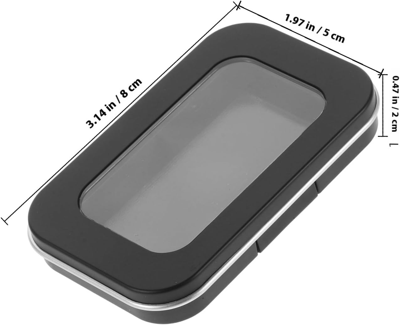 DOITOOL Magnetic Eyeshadow Palette Empty Compact DIY Makeup Mixing Plate Portable Black Makeup Organizer Suitable for Travel and Blush Storage