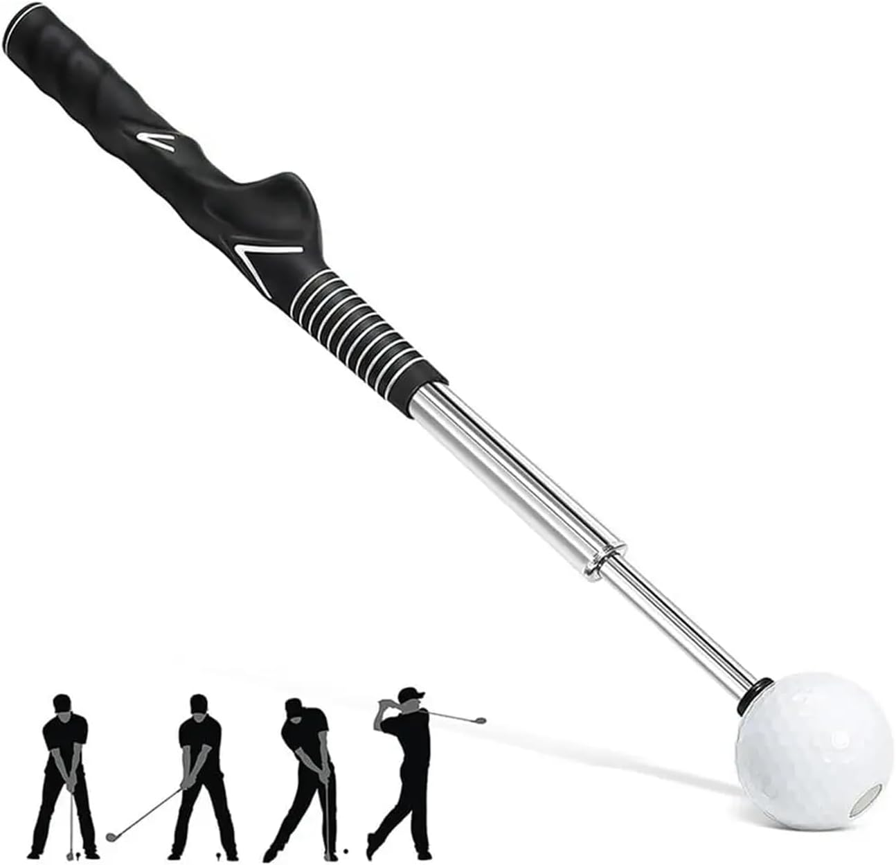 Retractable Golf Swing Trainer Aid, Golf Grip Trainer & Golf Swing Trainer for Warm-Up, Right-Handed Golf Club for Indoor Practice for Men and Women for Indoor&Outdoor image number 6