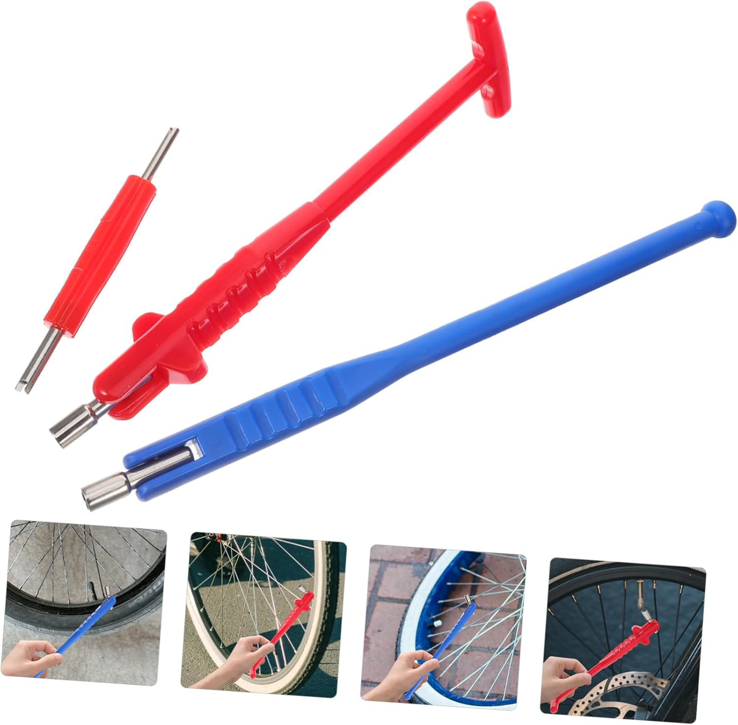 Beatifufu Valve Stem Installer Puller Set 3Pcs Tire Valve Core Removal Tools for Car and Motorcycle Tire Repair Automotive Hand Tool Kit image number 6