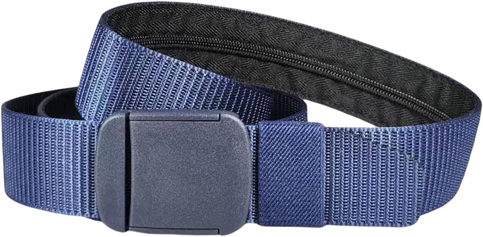 GLANSI Travel Security Money Belt, Money Belt with Hidden Money Pocket, Undercover Hidden Wallet, Adjustable Canvas Belt for Travel, Money Waist Belt Bag, Anti-Theft Passport Wallets for Men & Women image number 1