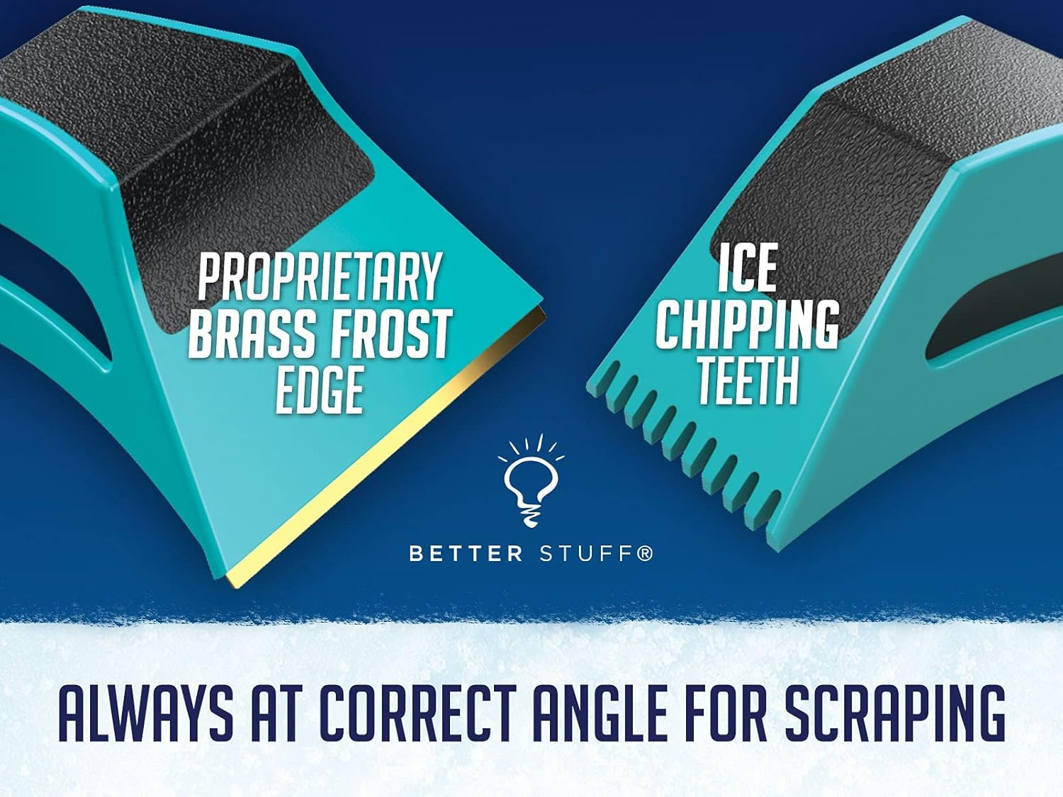 The Better ICE Scraper Pack of 2 Teal image number 6