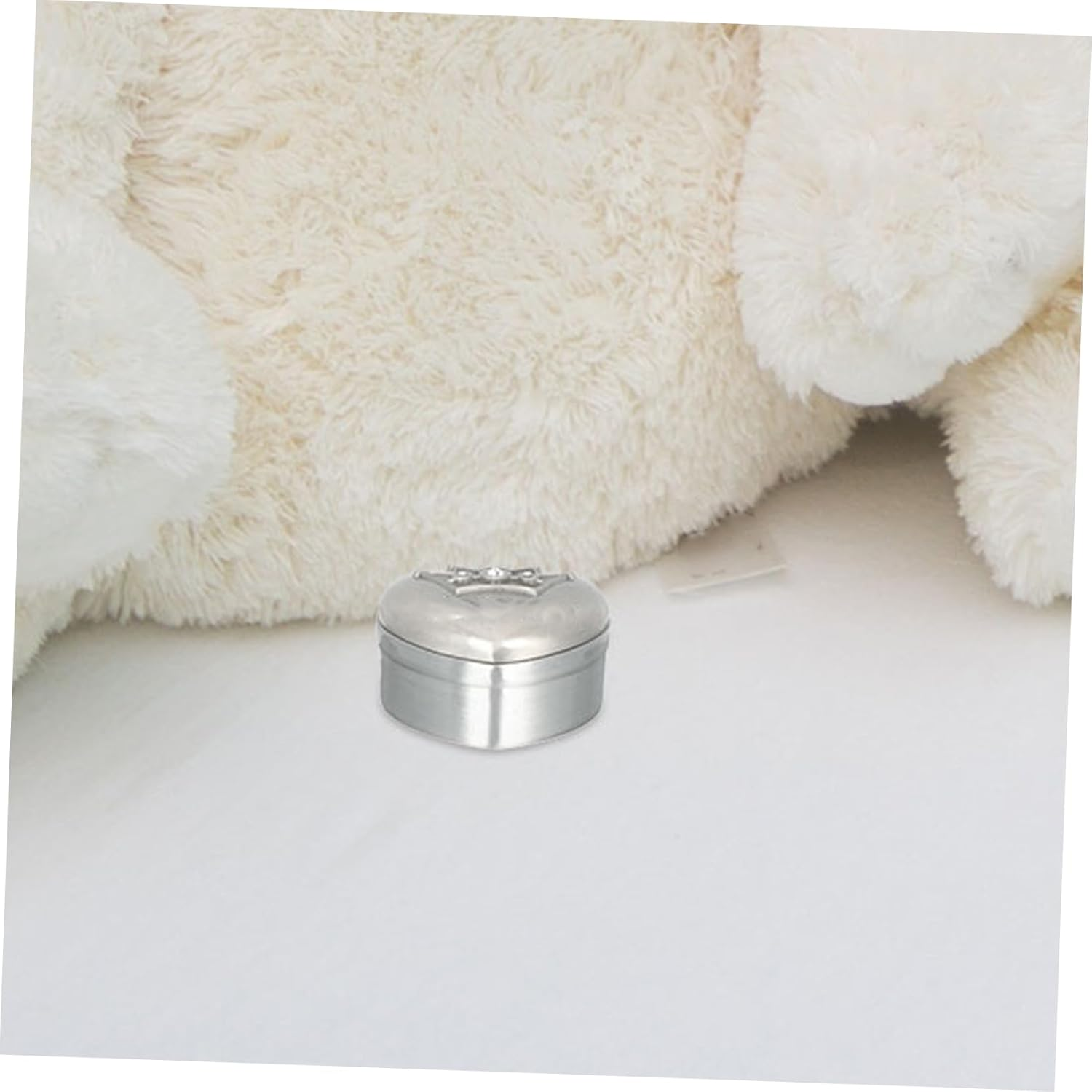 Vaguelly 2Pcs Alloy Tooth Box for Boys and Girls Keepsake Organizer Tooth Holder Storage Holder image number 6