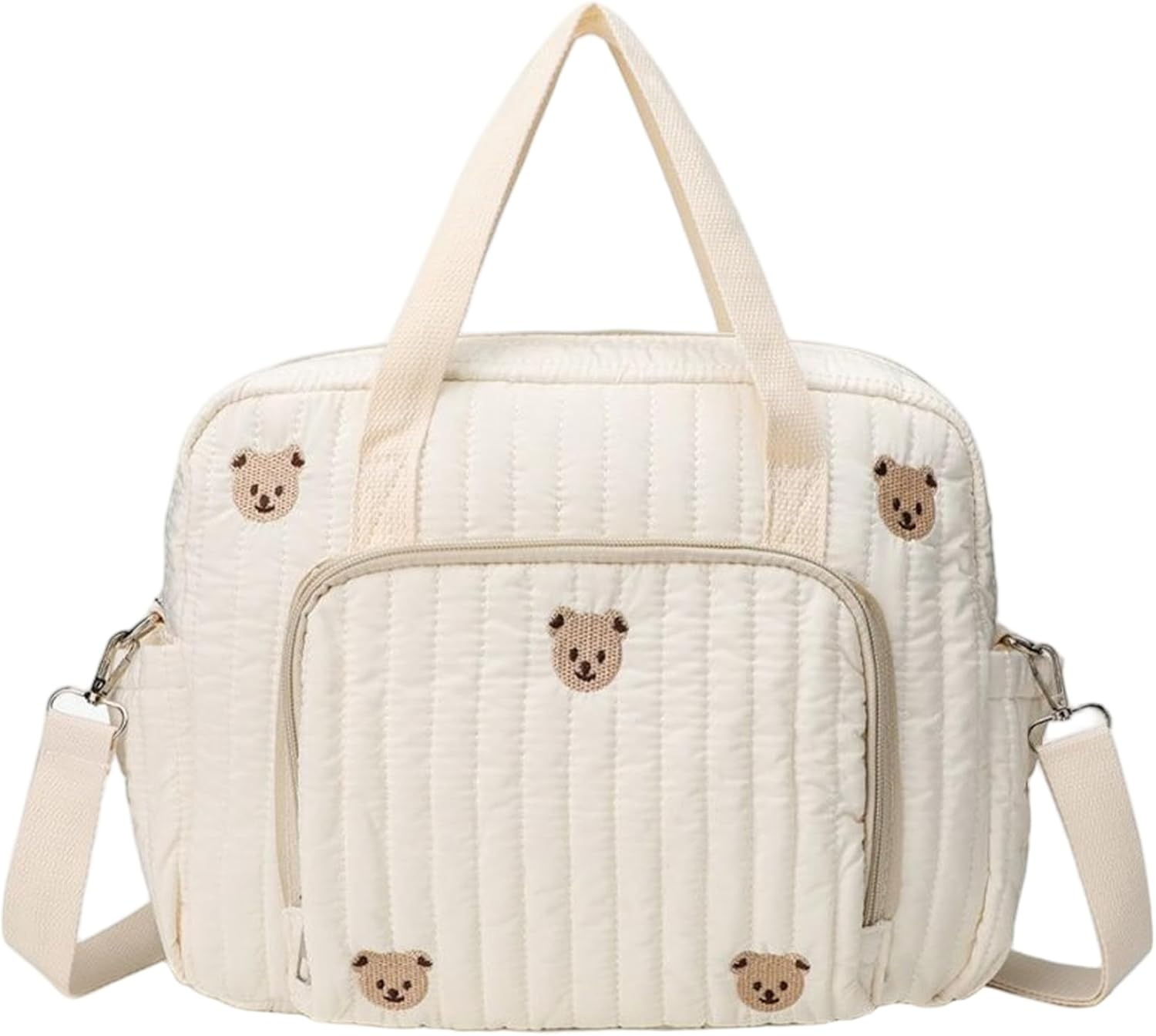 Messenger Diaper Bags, 14X4X11 Inch Large Capacity Baby Bag, Portable Lightweight Diaper Tote with Handle and Strap for Travel Baby Bag