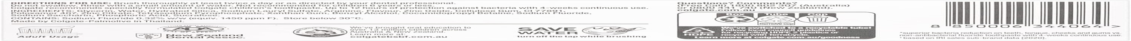 COLGATE Total Original Toothpaste Value Pack 3 X 200G, Whole Mouth Health, Multi Benefit image number 6