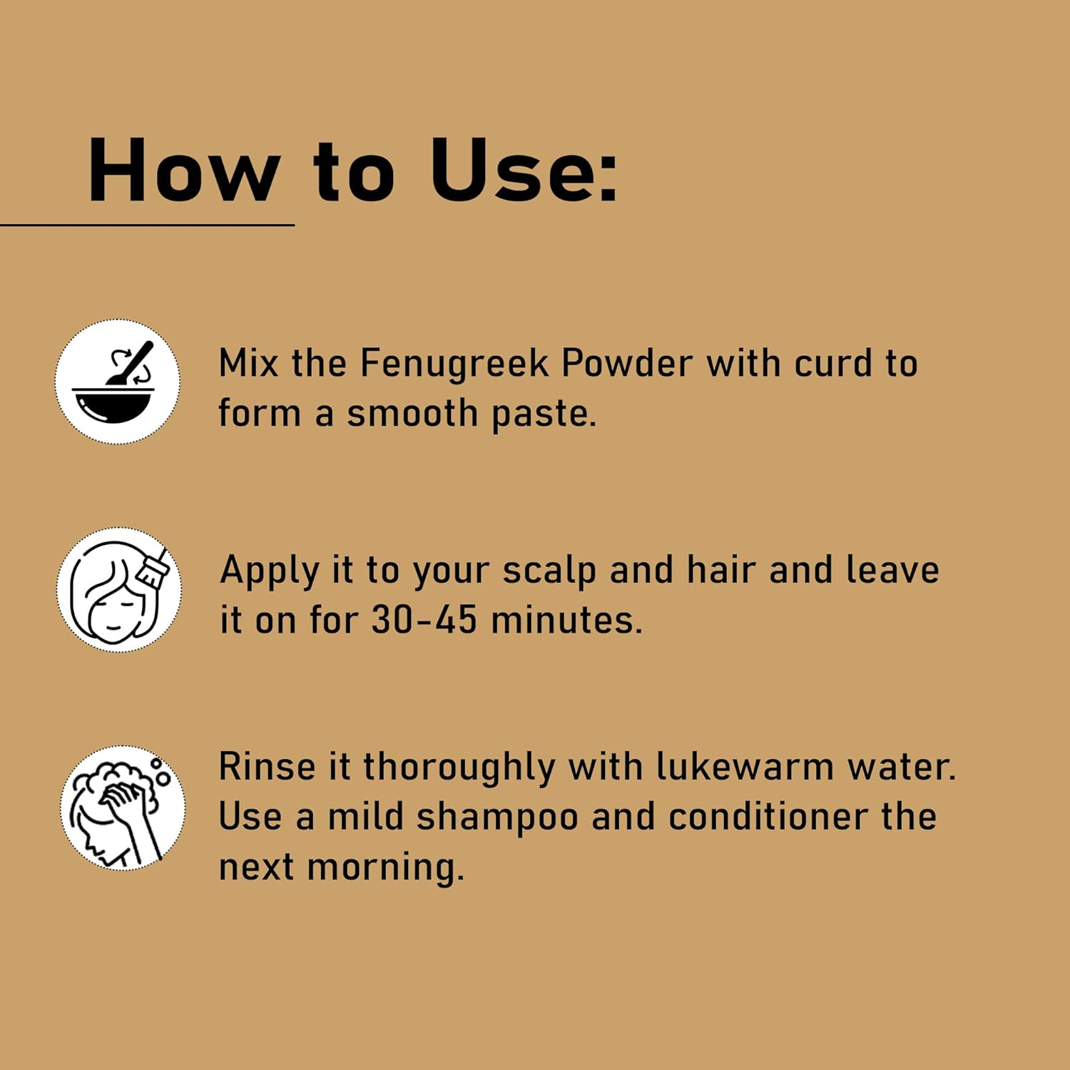 Mi Nature Fenugreek Powder |227G (8 Oz) | Vegan | Cruelty Free | Chemical Free | Non-Gmo| Made in India image number 2