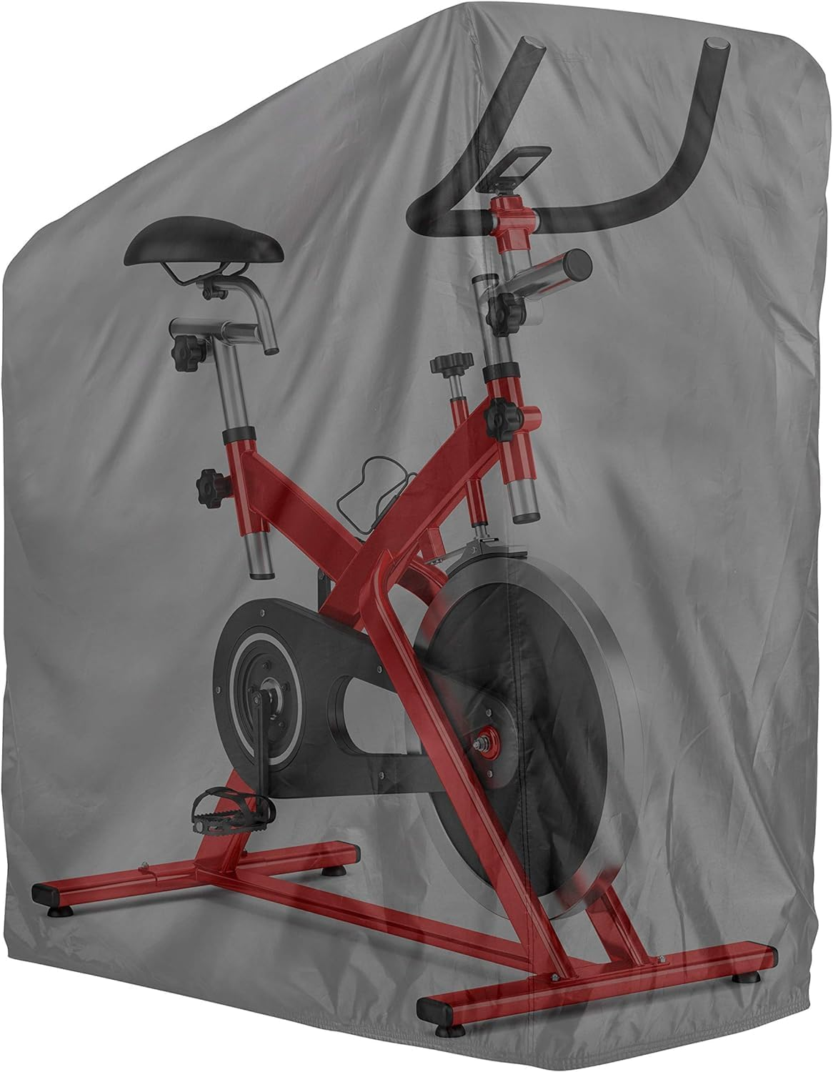 Katai - Exercise Bike Cover - Indoor & Outdoor Waterproof Stationary Bicycle Cover for Upright, Spin, Peloton Bikes - with Storage Bag image number 4