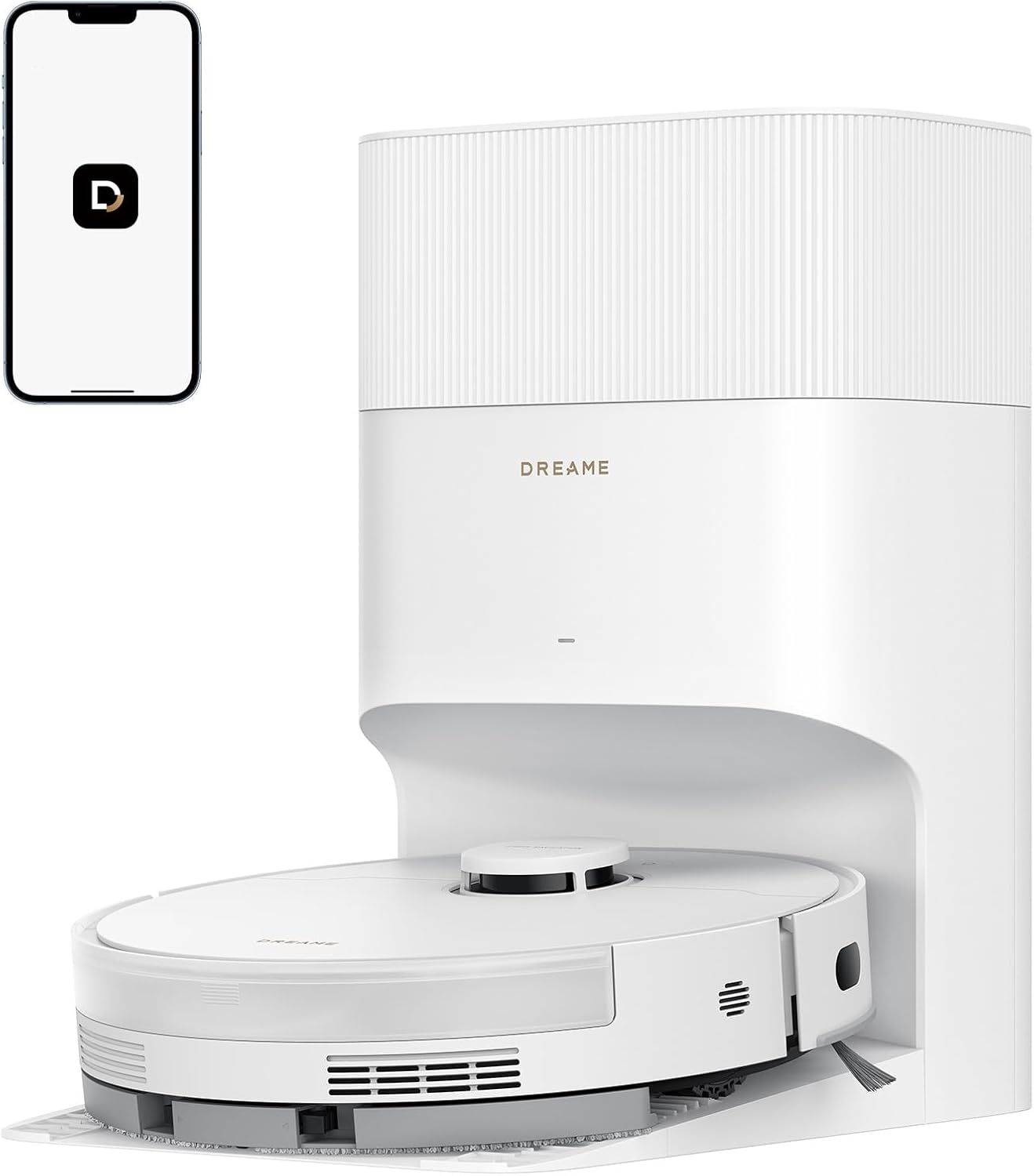 Dreame D10S Robot Vacuum Cleaner and Mop, 5000Pa Power Suction, LDS Navigation, up to 280 Minutes Runtime, App Control, AU Model image number 4