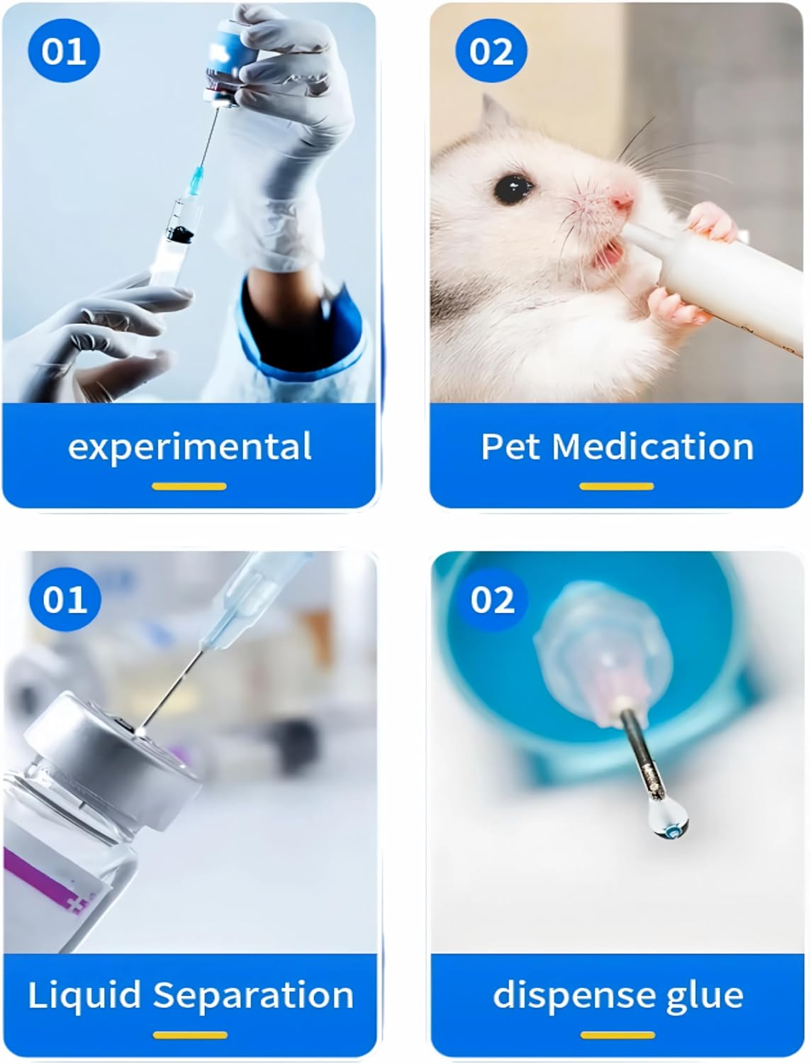 2 Packs of 150Ml Large Syringes, Large Plastic Garden Industrial Syringes with Precise Scales, for Scientific Laboratories, Measurement, Watering, and Refillation image number 3