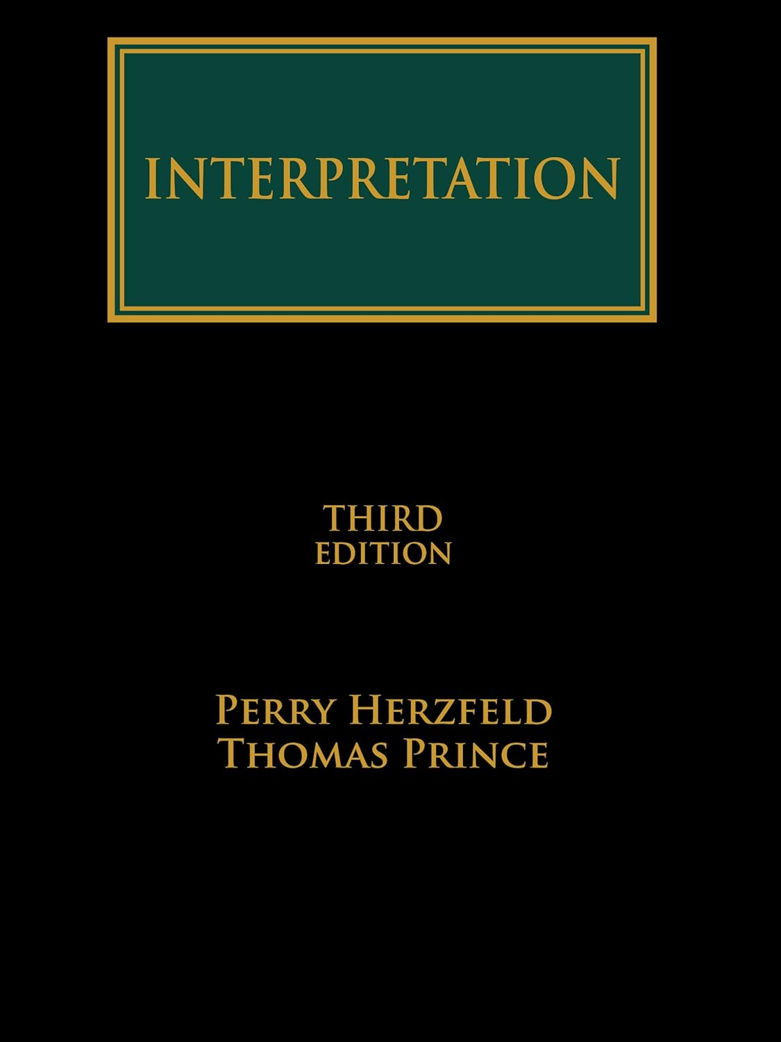 Interpretation Third Edition - Book