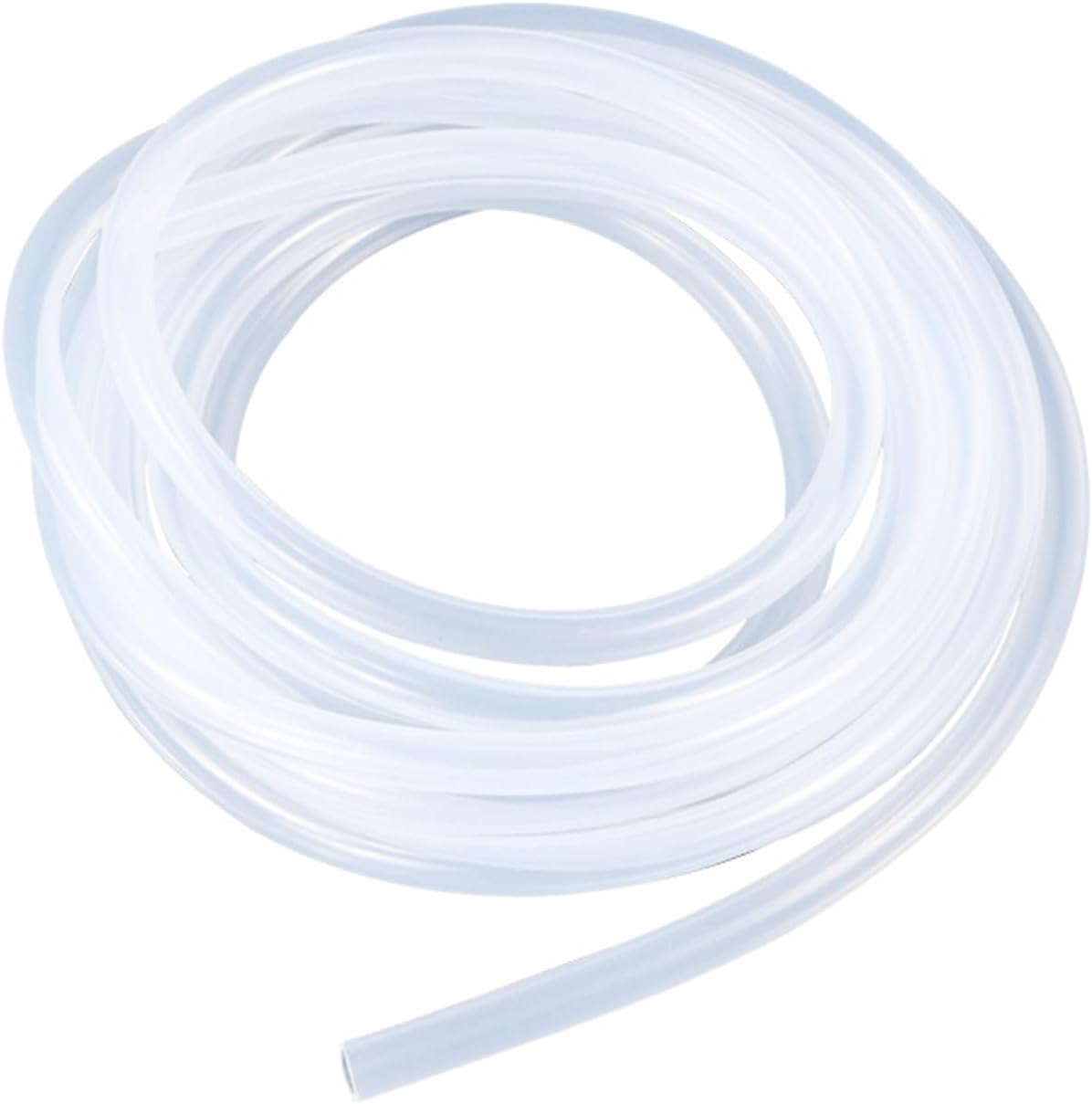 Yeanifeana Clear Flexible Silicone Tube 6Mm ID X 10Mm OD (6.5Ft/2M), Food Grade Silicone Rubber Tubing for Water, Air, Medical & DIY Projects image number 1