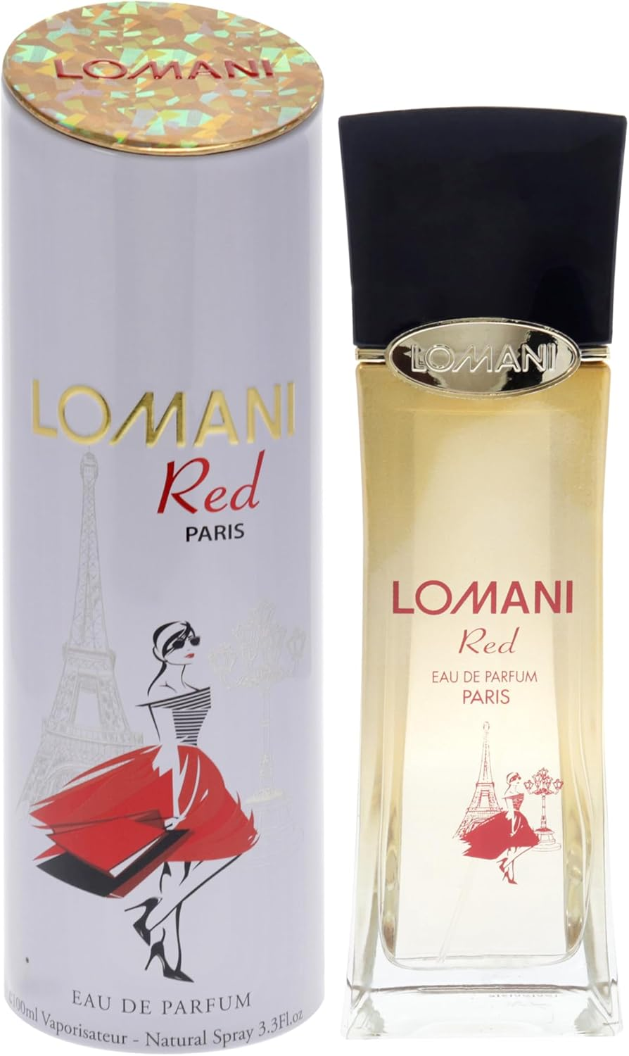 Red by Lomani for Women - 3.3 Oz EDP Spray image number 1