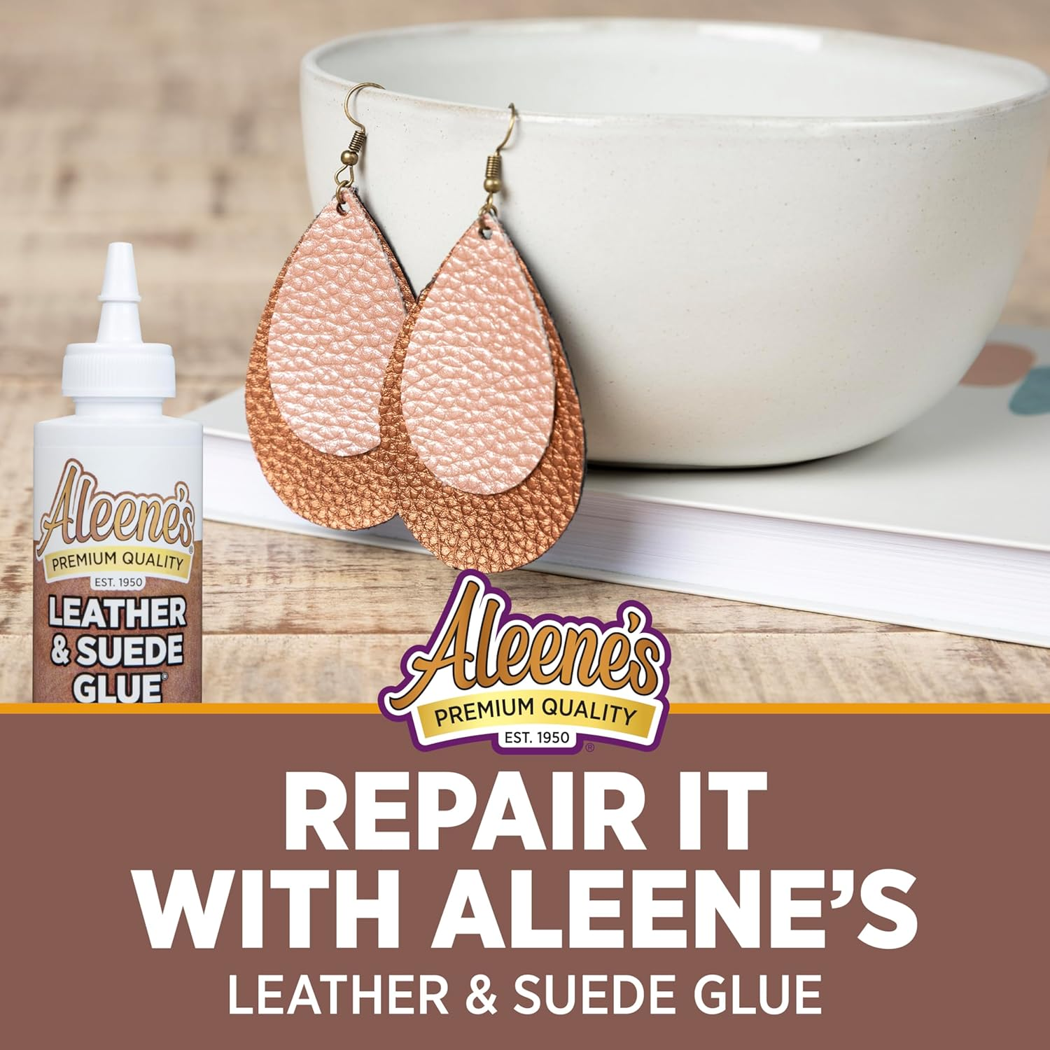 Aleene'S15594 Leather & Suede Glue 4Oz image number 5