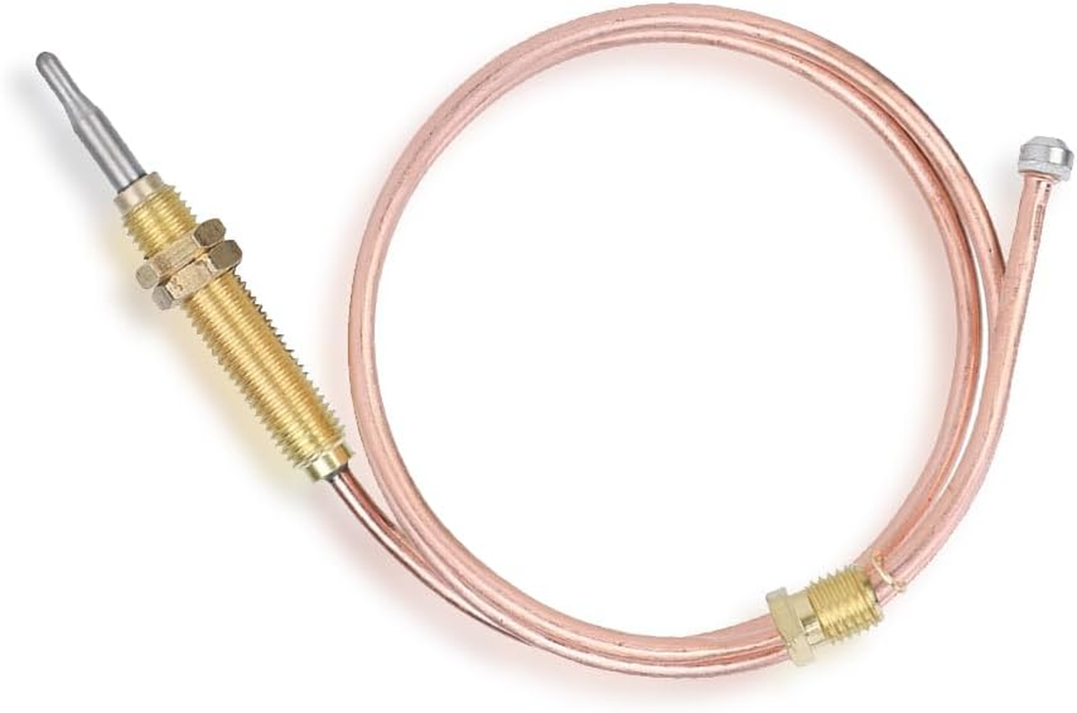 Pilot Thermocouple, Universal Gas Thermocouples Water Heater Pilot Set BBQ Replacement Thermocouple Firepit Grill Gas Ovens Boilers & Water Heaters, 23.6"