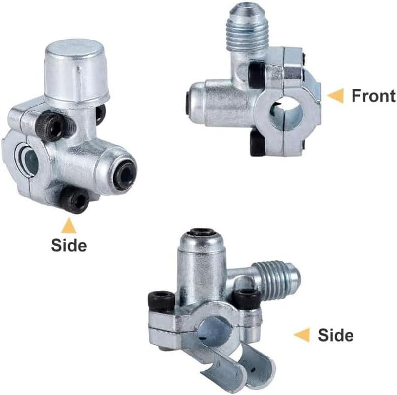 2Pcs BPV-31 Piercing Valve Kit with 2 Hex Keys & 4 Adapters &ndash; Universal Refrigerant Line Tap for 1/4", 5/16", 3/8" OD Pipes (Replaces TJ90BPV31, AP4502525, BPV31D, GPV14, MPV3) image number 5