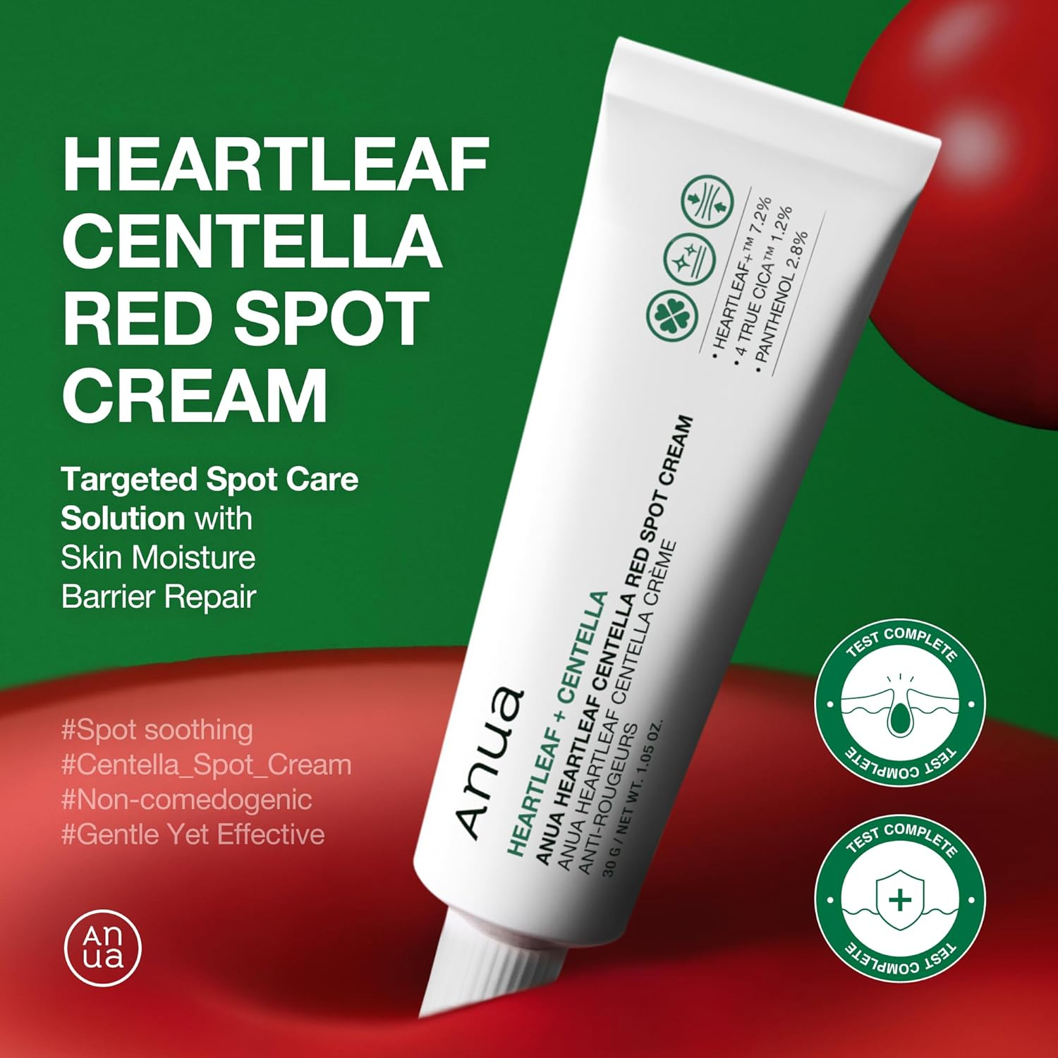 Anua Heartleaf Centella Red Spot Cream 30 G