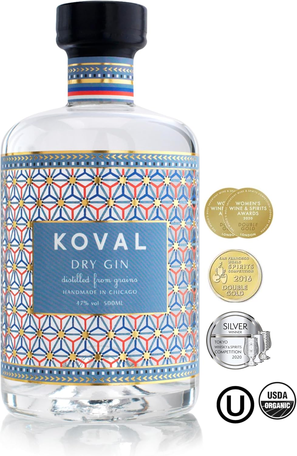 Koval Dry Gin, 500 Ml image number 5