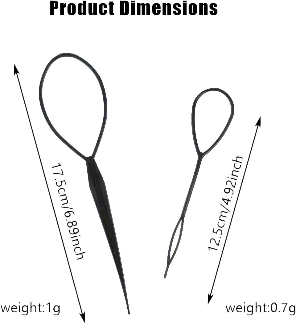 Pack of 8 Hair Braiding Hair Tail Twister image number 2