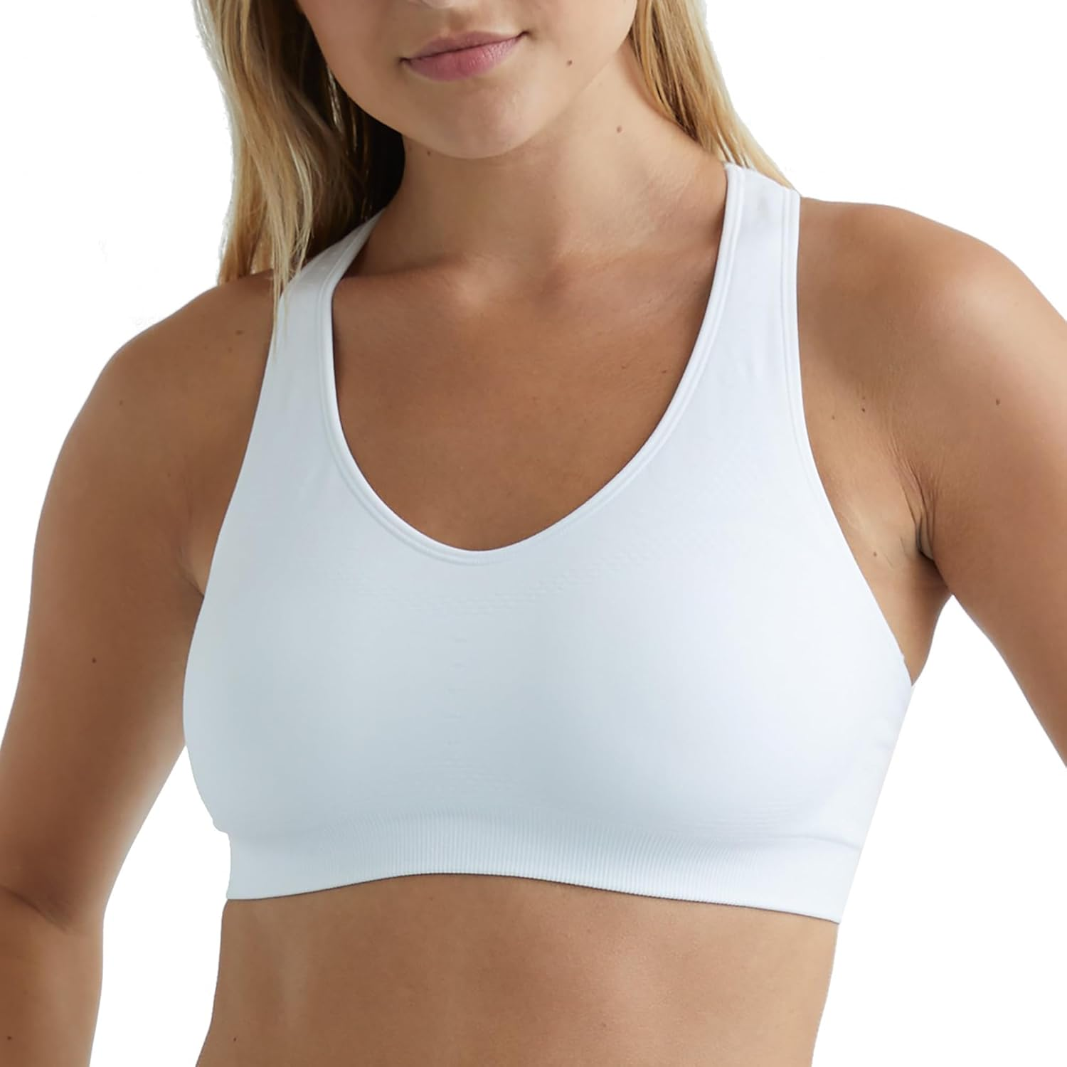 Hanes Sport Women'S Seamless Racerback Sports image number 1