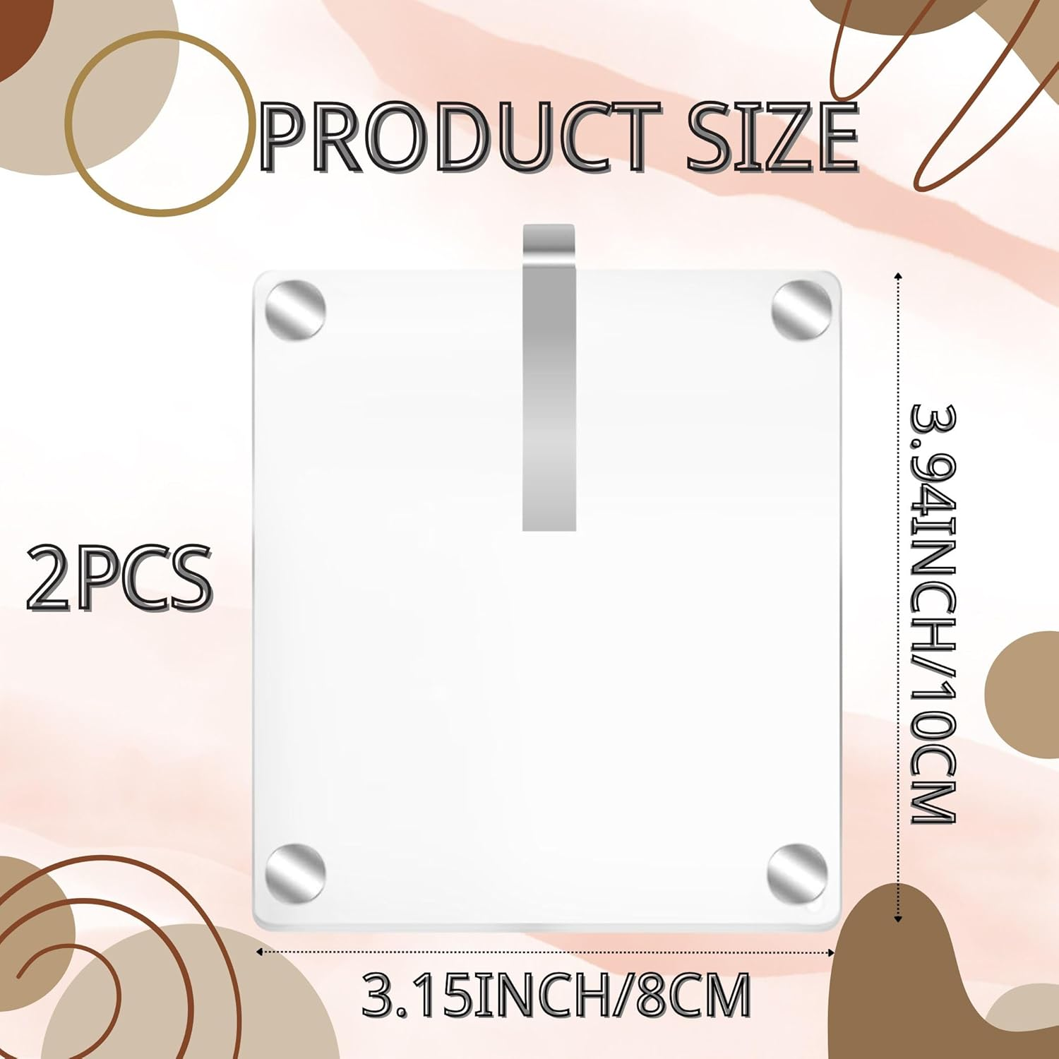 MOTOFITOOL Acrylic Magnetic Personalized Photo Holder Car Picture Frame, Car Visor Clip, Car Picture Frame, Car Picture Holder, Car Accessories for Men Women, 3X4 Inch image number 6