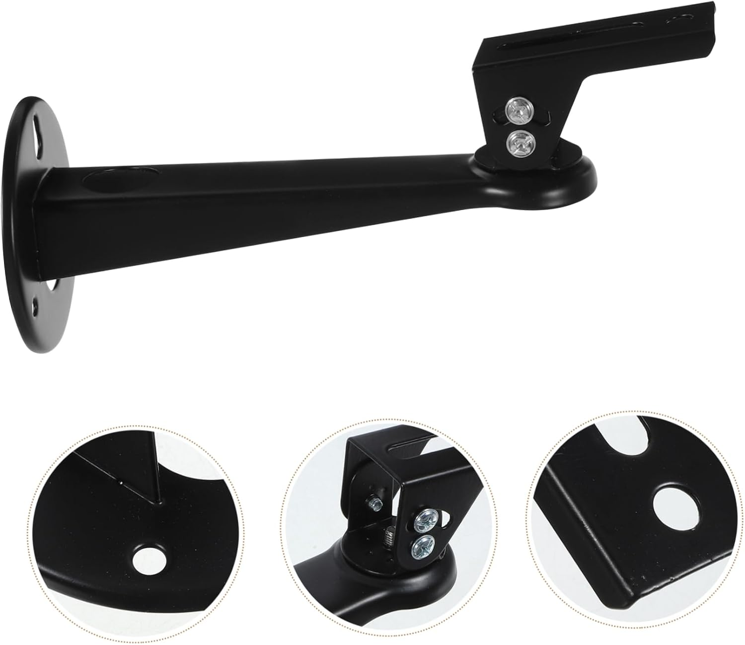 OSALADI Projector Wall Mount Bracket Mini Security Camera Mount Holder Black for Indoor Surveillance and Home Electronics Installation image number 6