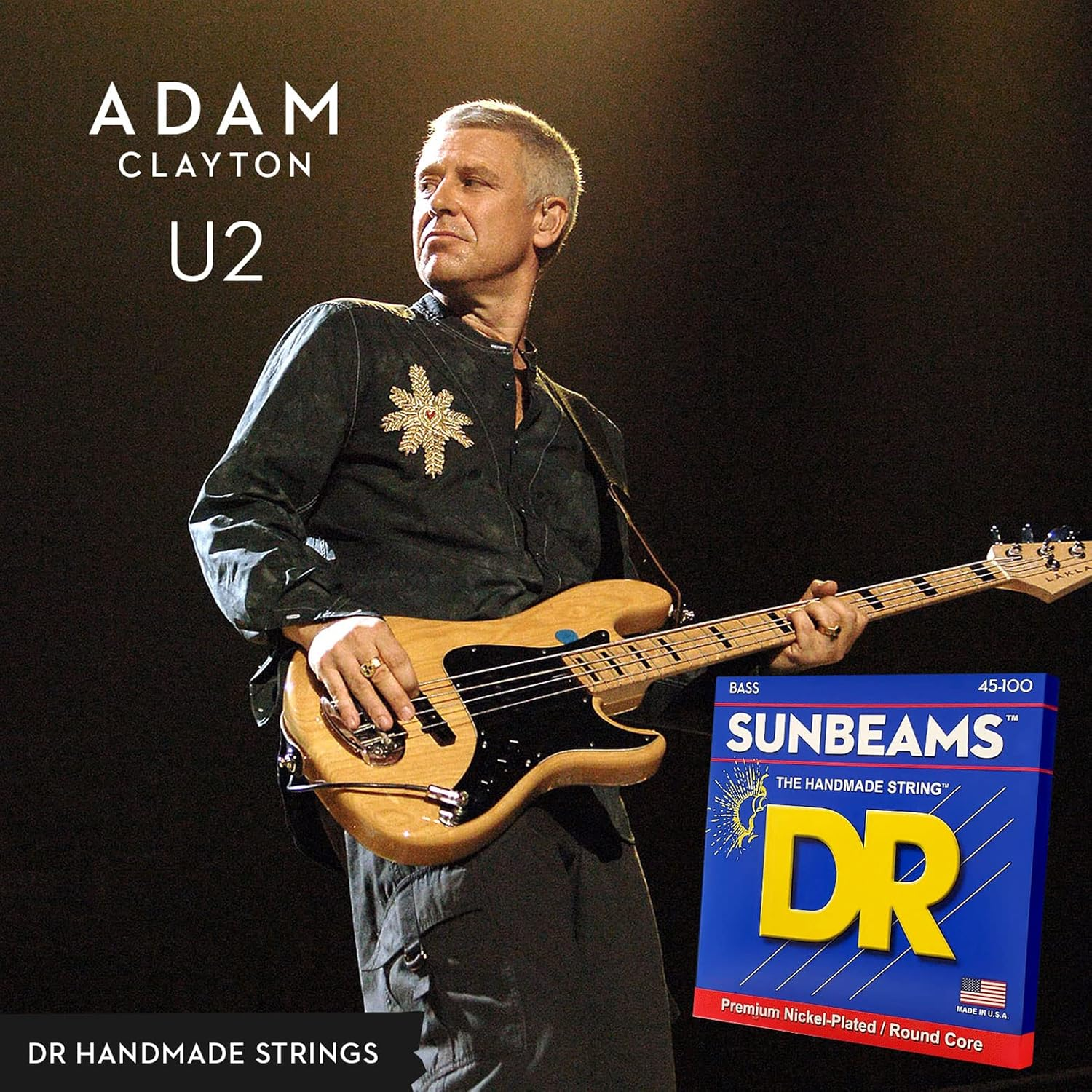 DR Strings Sunbeam - Nickel Plated round Core Bass 45-105 image number 2