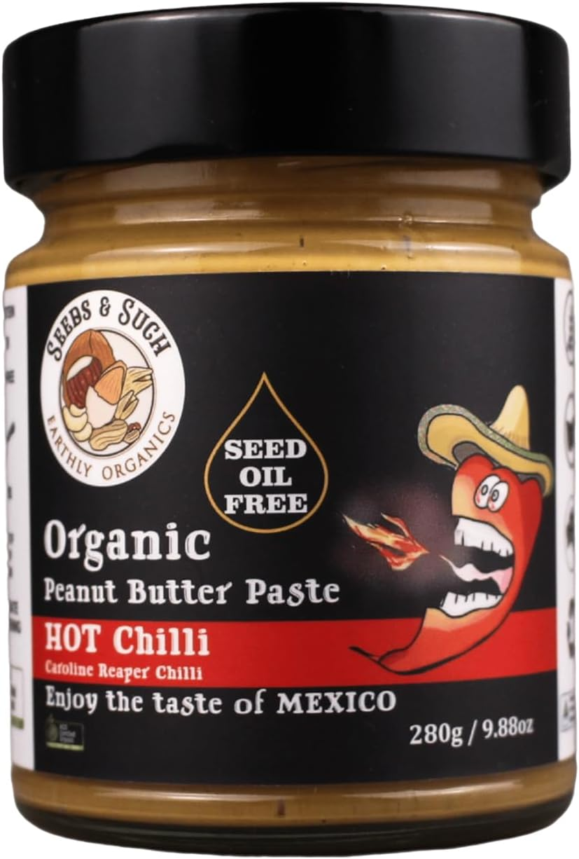 Seeds & Such Organic Peanut Butter - Hot Chilli 280G