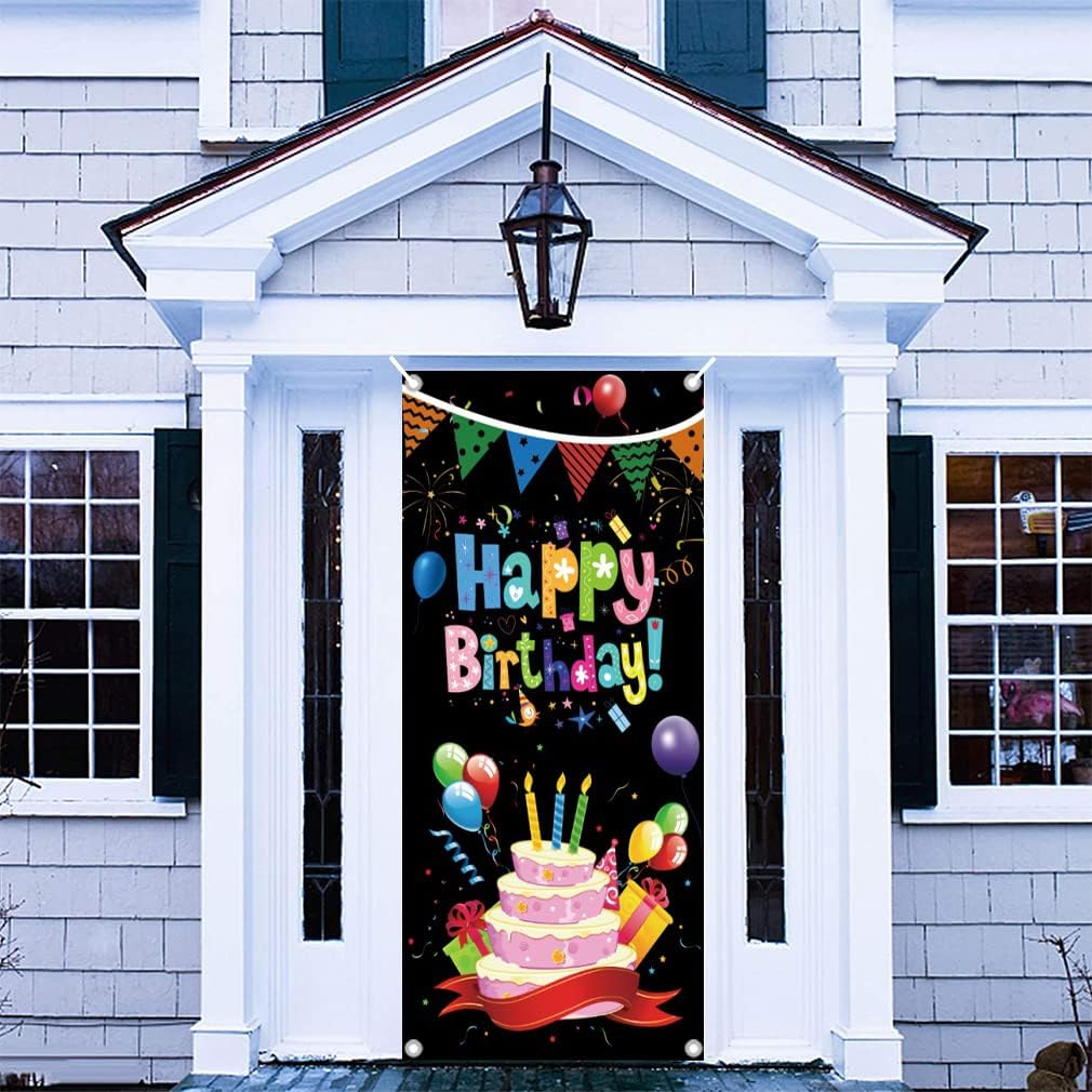 Tecreo Multi-Colored Birthday Banner, 90 Cm X 180 Cm, Foldable, Lightweight, Vinyl, Perfect for Birthday Party, Photo Backdrop, Wall Decoration image number 4