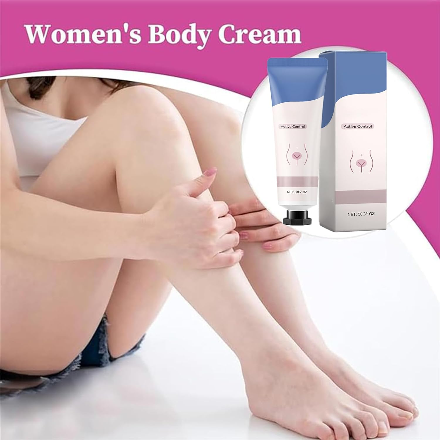 Vivadex Cream for Incontinence,Body Creams for Women,Incontinence Active Control Decreases Leaks,Non-Greasy Deep Hydrating Moisturizer, Night/Post-Shower/Daily Use, 30G (1Pcs) image number 2