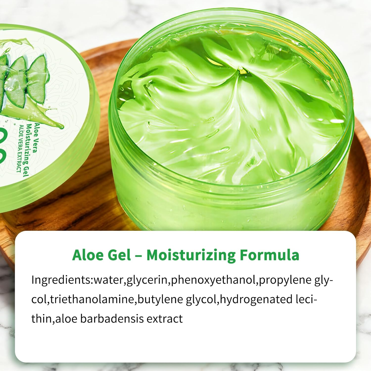 99% Pure Aloe Vera Gel for Face & Body Hydration, Soothing and Hydrating, Moisturizing for Skin Care, Scalp, Hair, Calming Aloe Gel for after Sun Skincare image number 6