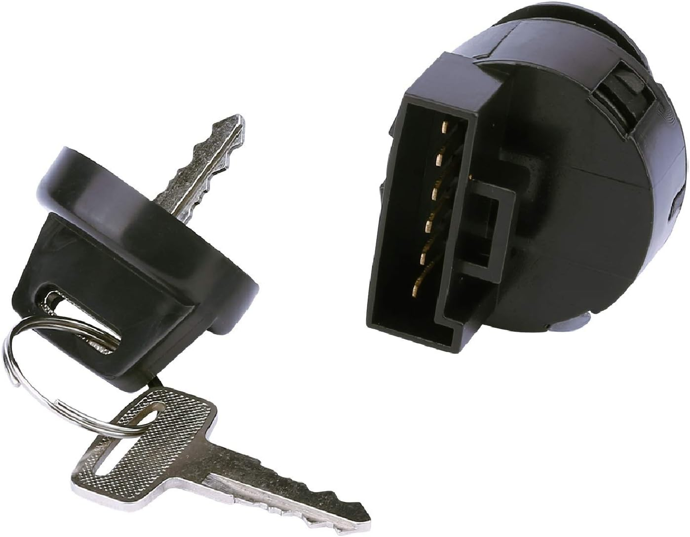 6 Pin 3 Position Ignition Key Switch for Polaris Sportsman 400 500 600 700 800,Ranger 500 700 900 1000, RZR 800 900 1000,Magnum 250. Replaces # 4011002,4012165,4011142,4012166 image number 4