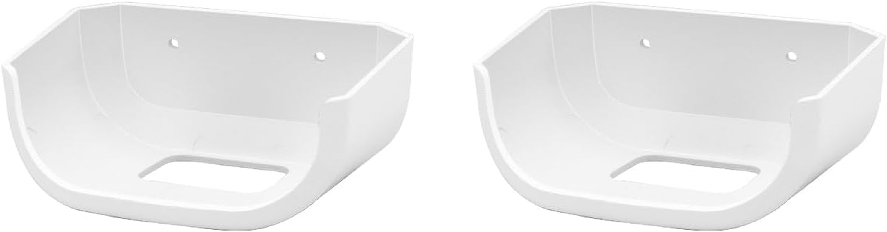 Holicfun Wall Mount for Eero 7 - No Drill Adhesive & Screw Mounting Kit for Eero 7 Mesh Wifi Router, Space-Saving ABS Plastic Bracket (3-Pack)